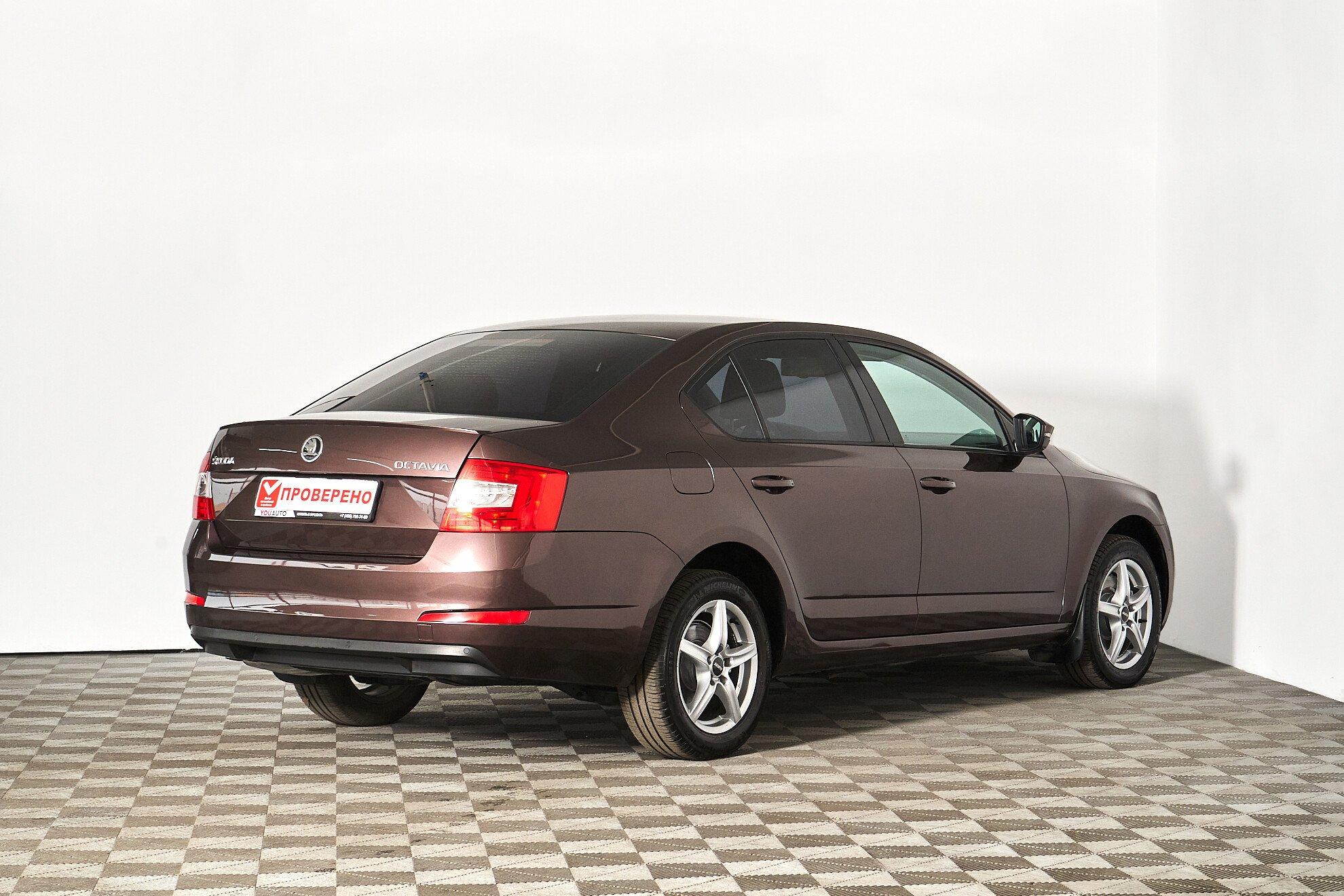 Skoda Octavia 2016, коричневый