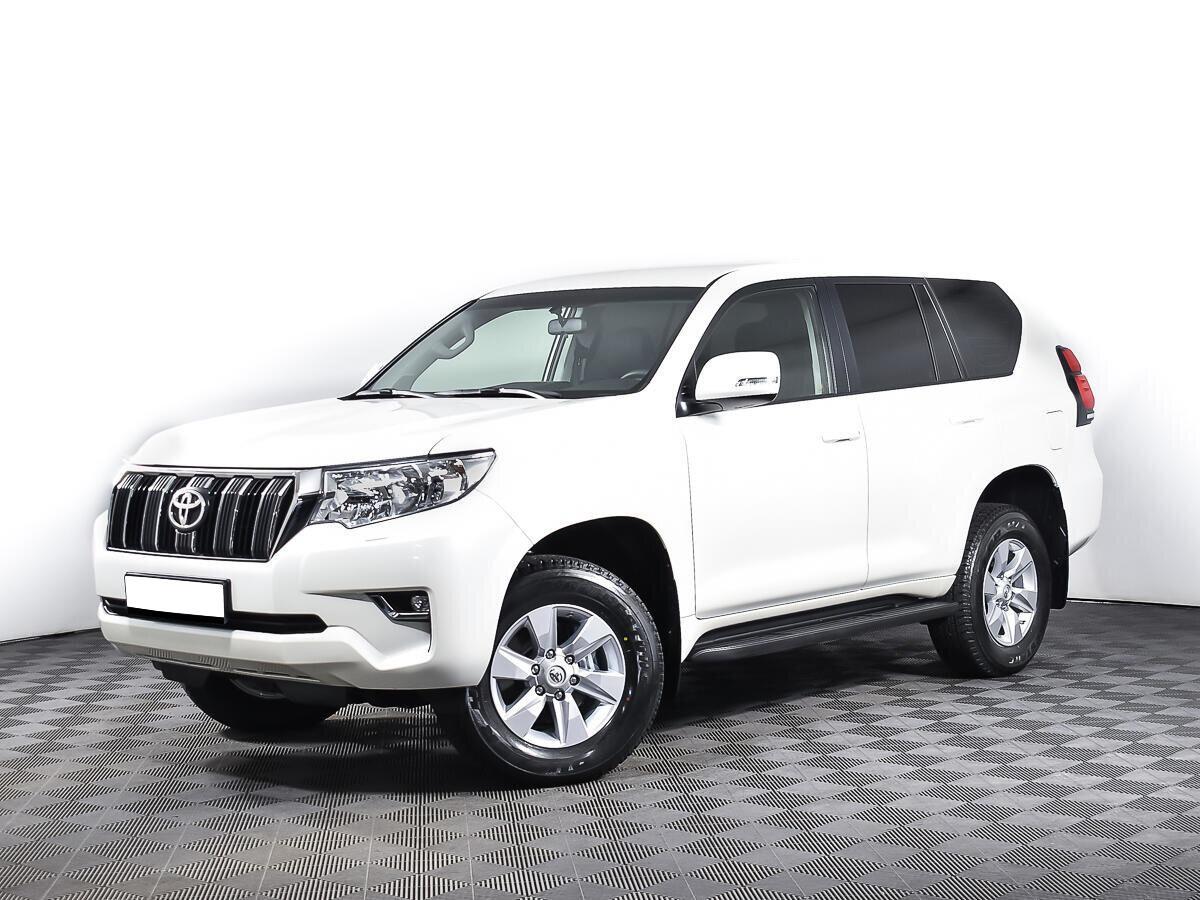 Toyota Land Cruiser Prado 2021, белый