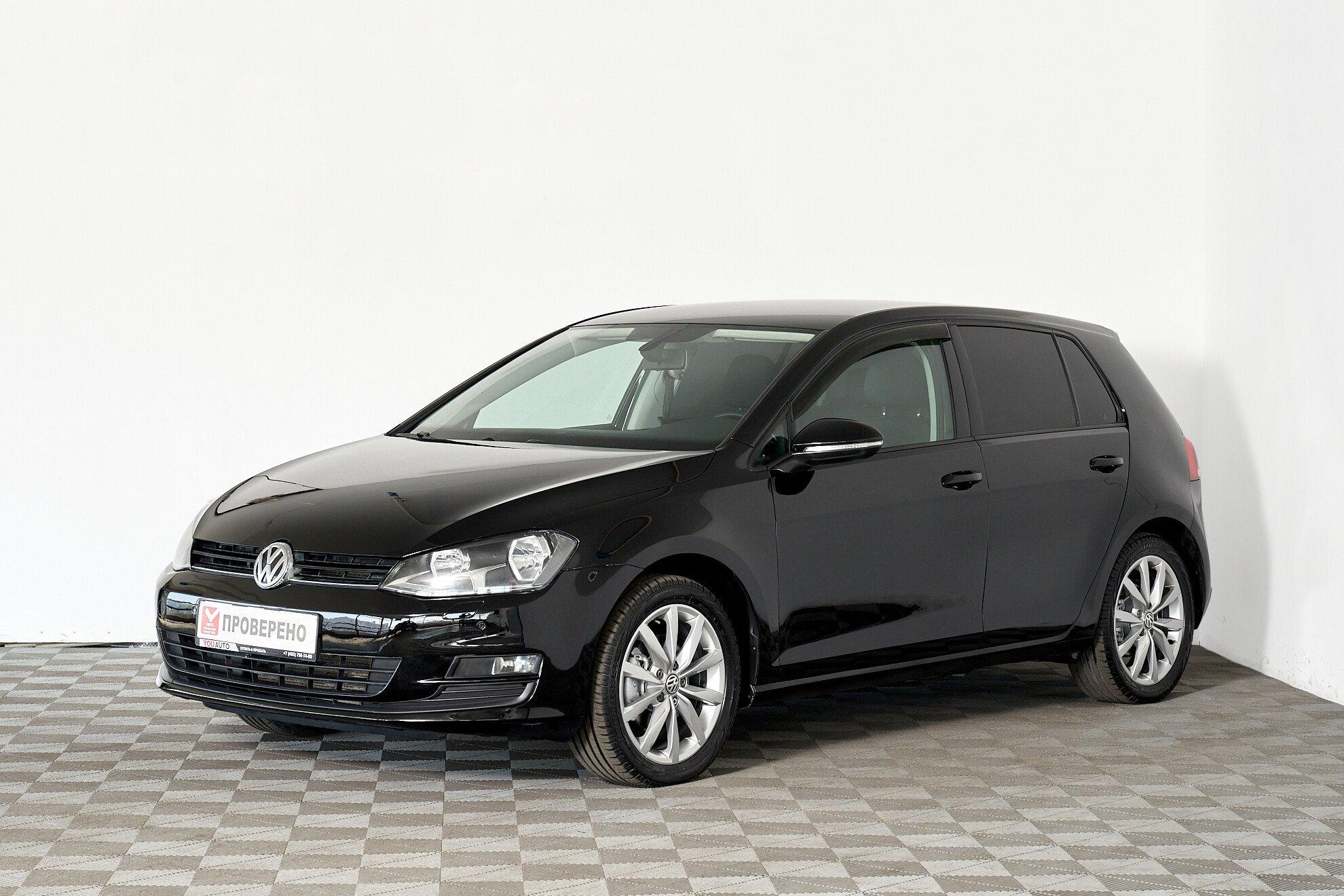 Volkswagen Golf 2013, черный