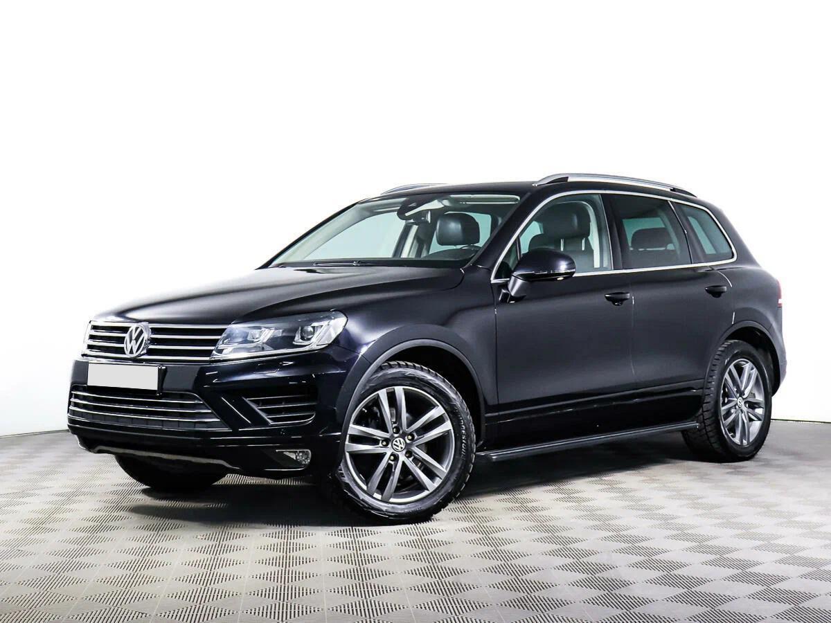 Volkswagen Touareg 2018, черный