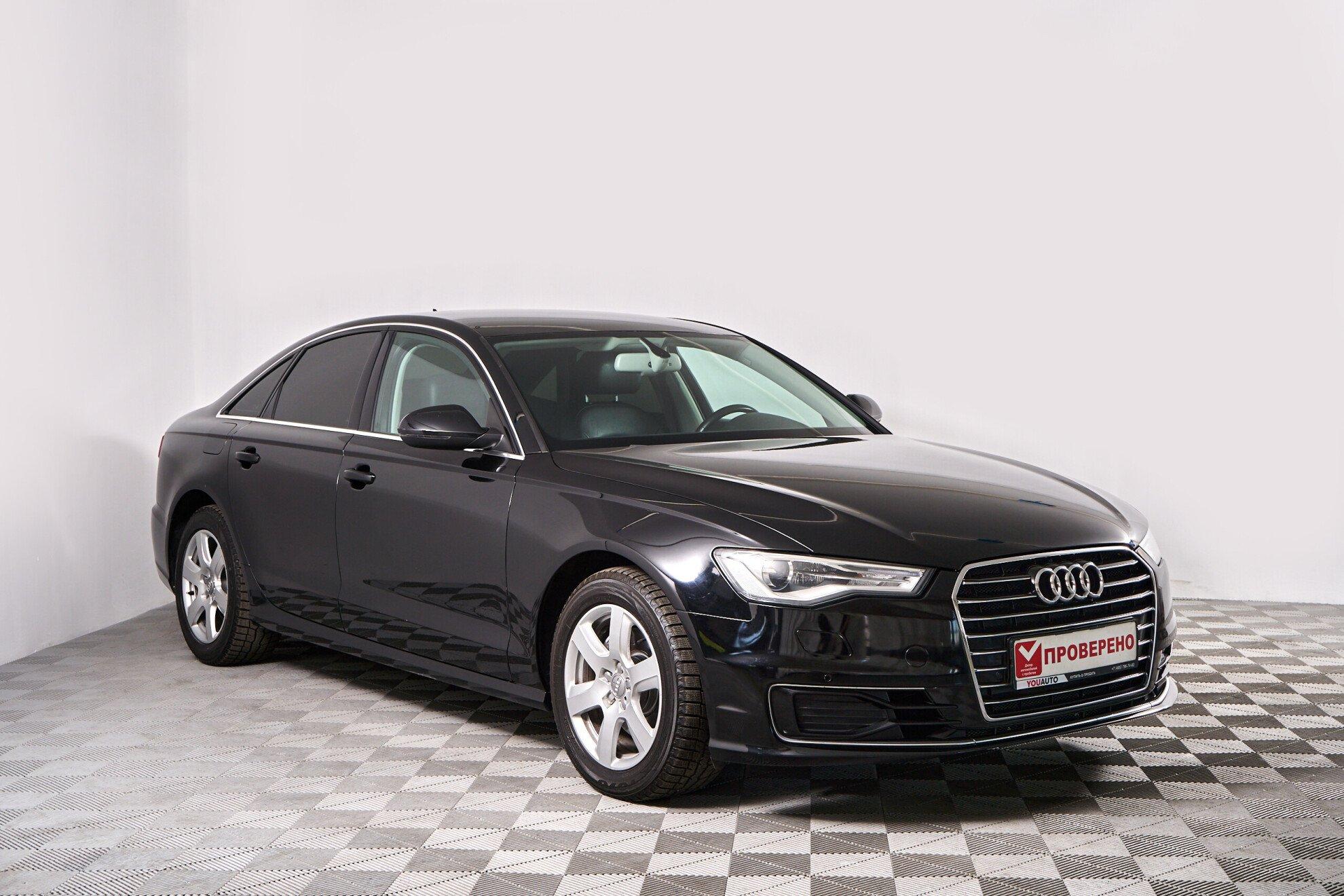 Audi A6 2017, черный