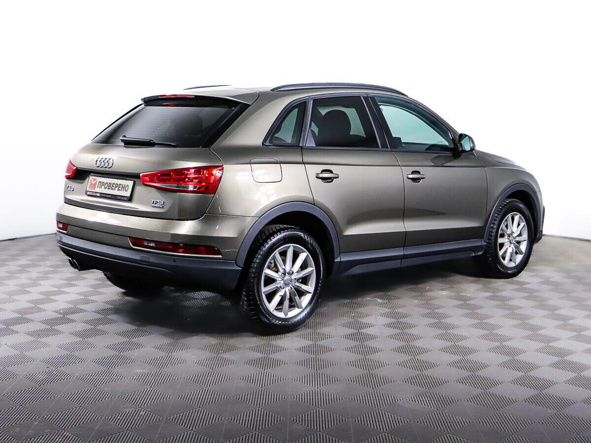 Audi Q3 2017, серебряный