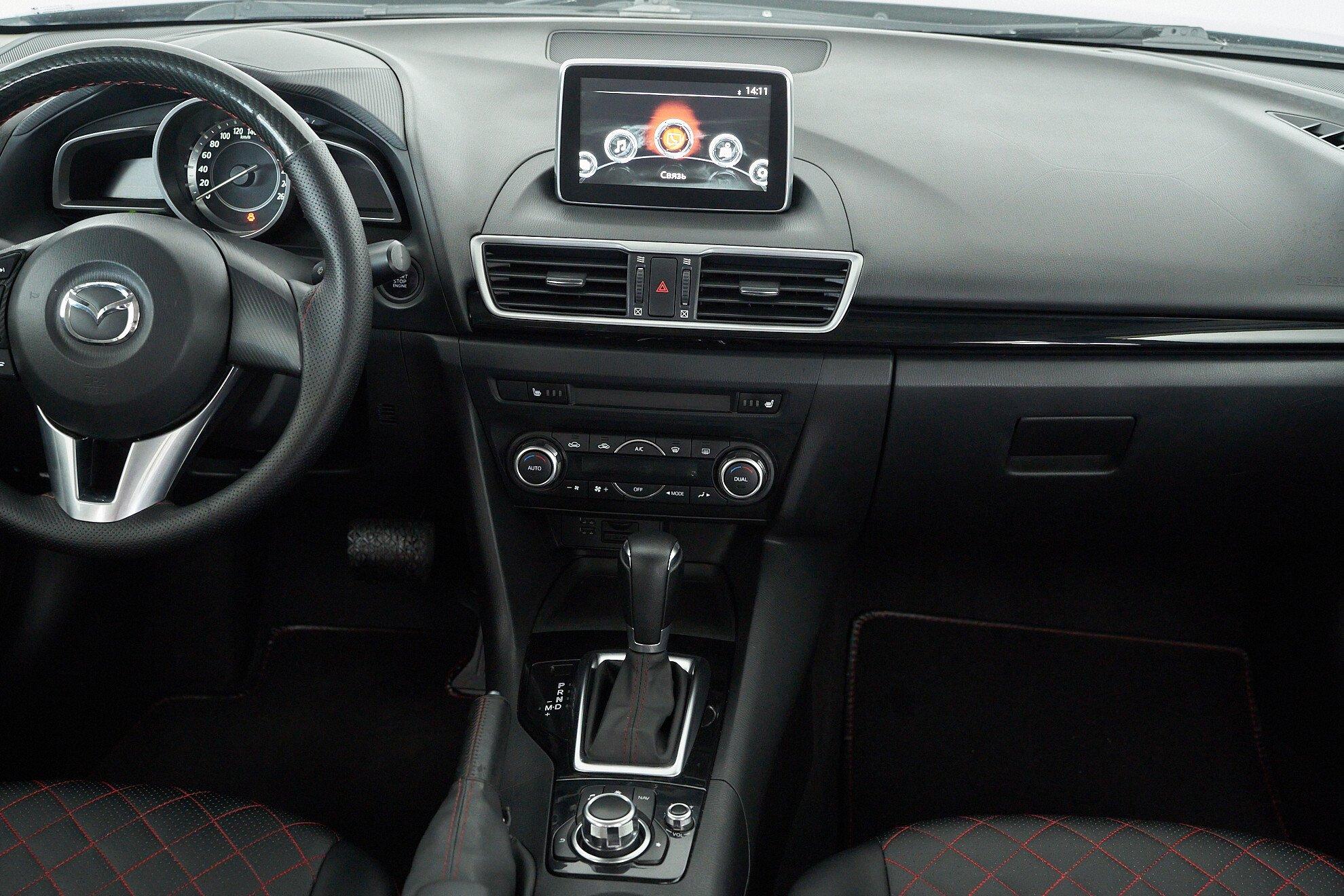 Mazda 3 2014, черный