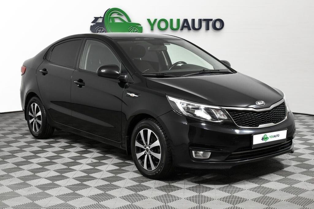 Kia Rio 2016, черный