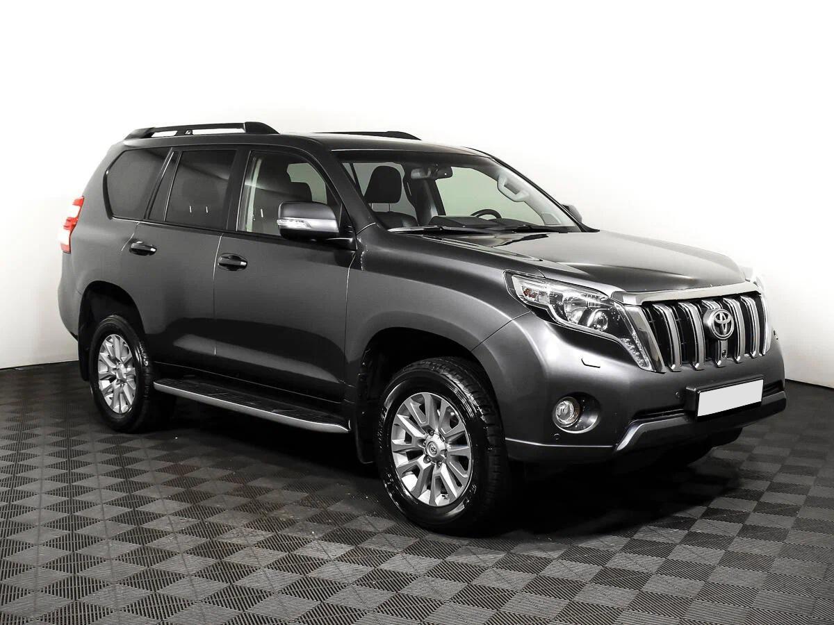 Toyota Land Cruiser Prado 2017, серый