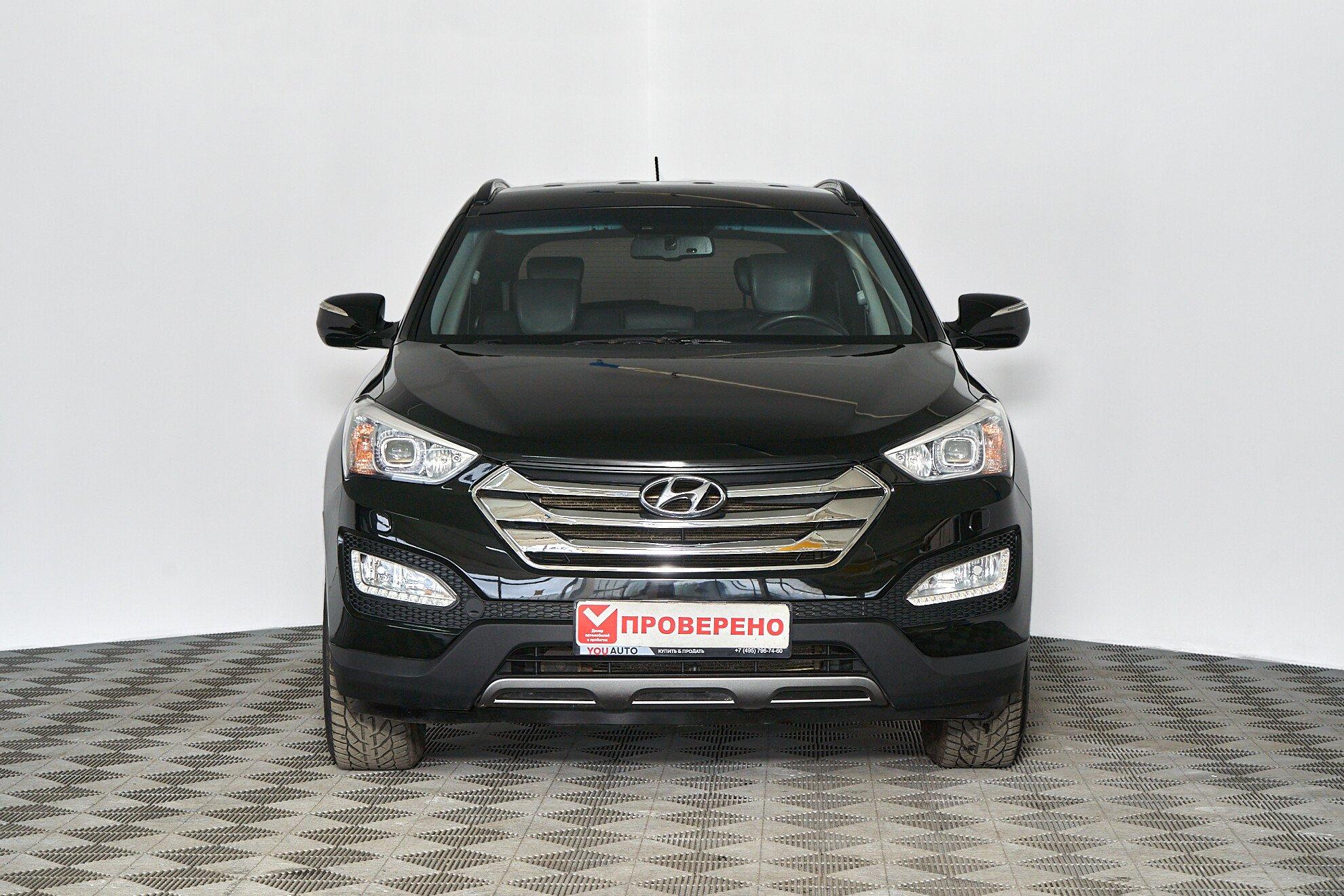 Hyundai Santa Fe 2013, черный