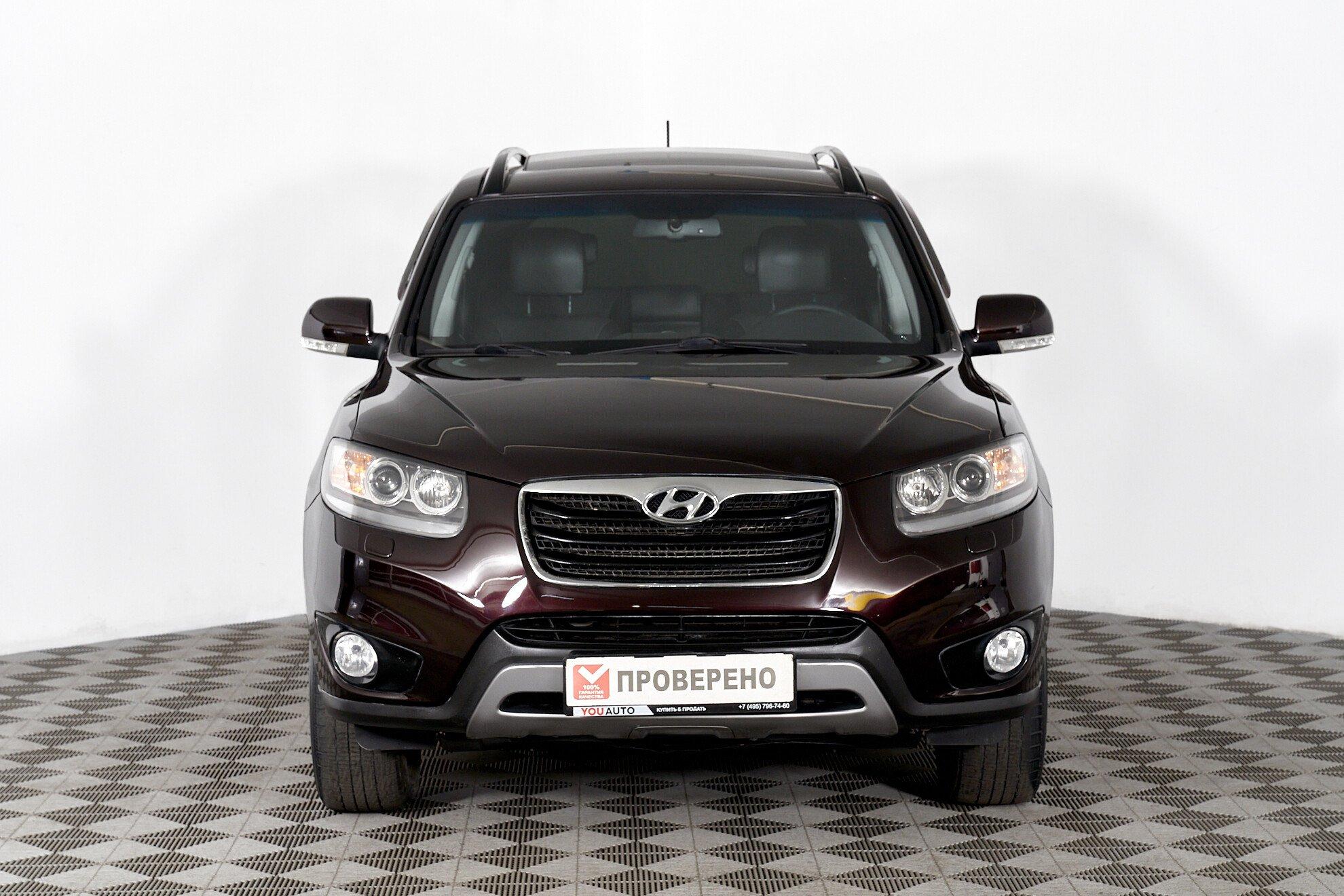 Hyundai Santa Fe 2012, фиолетовый