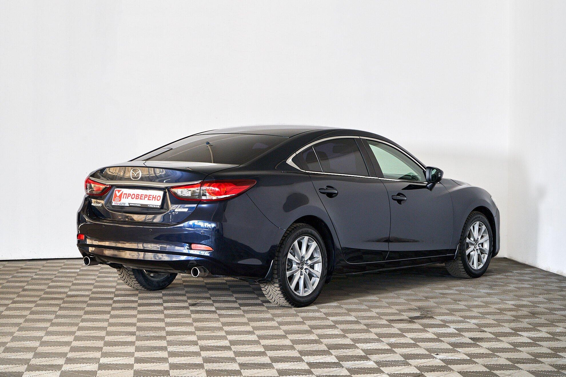 Mazda 6 2014, синий