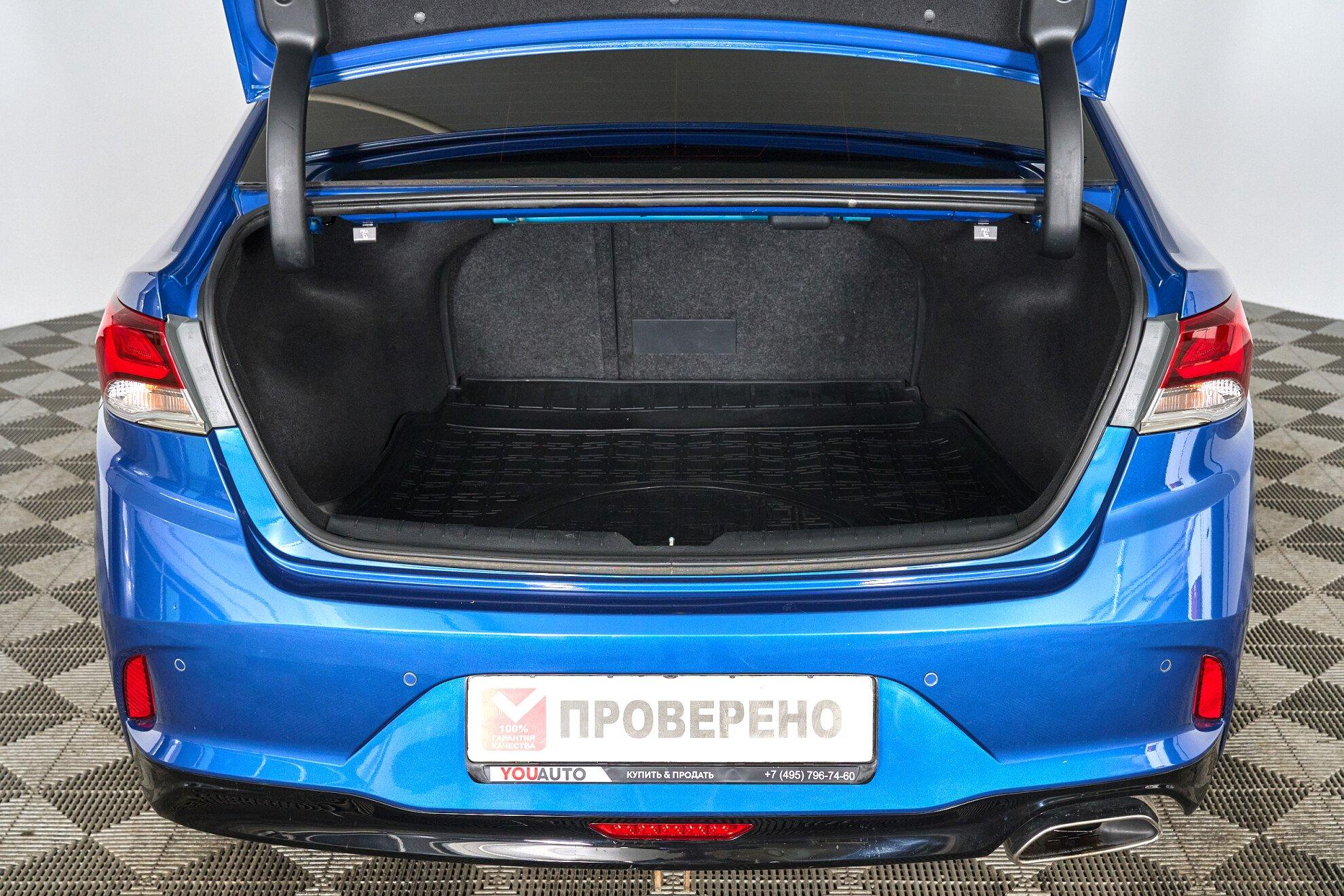 Hyundai Sonata 2017, голубой