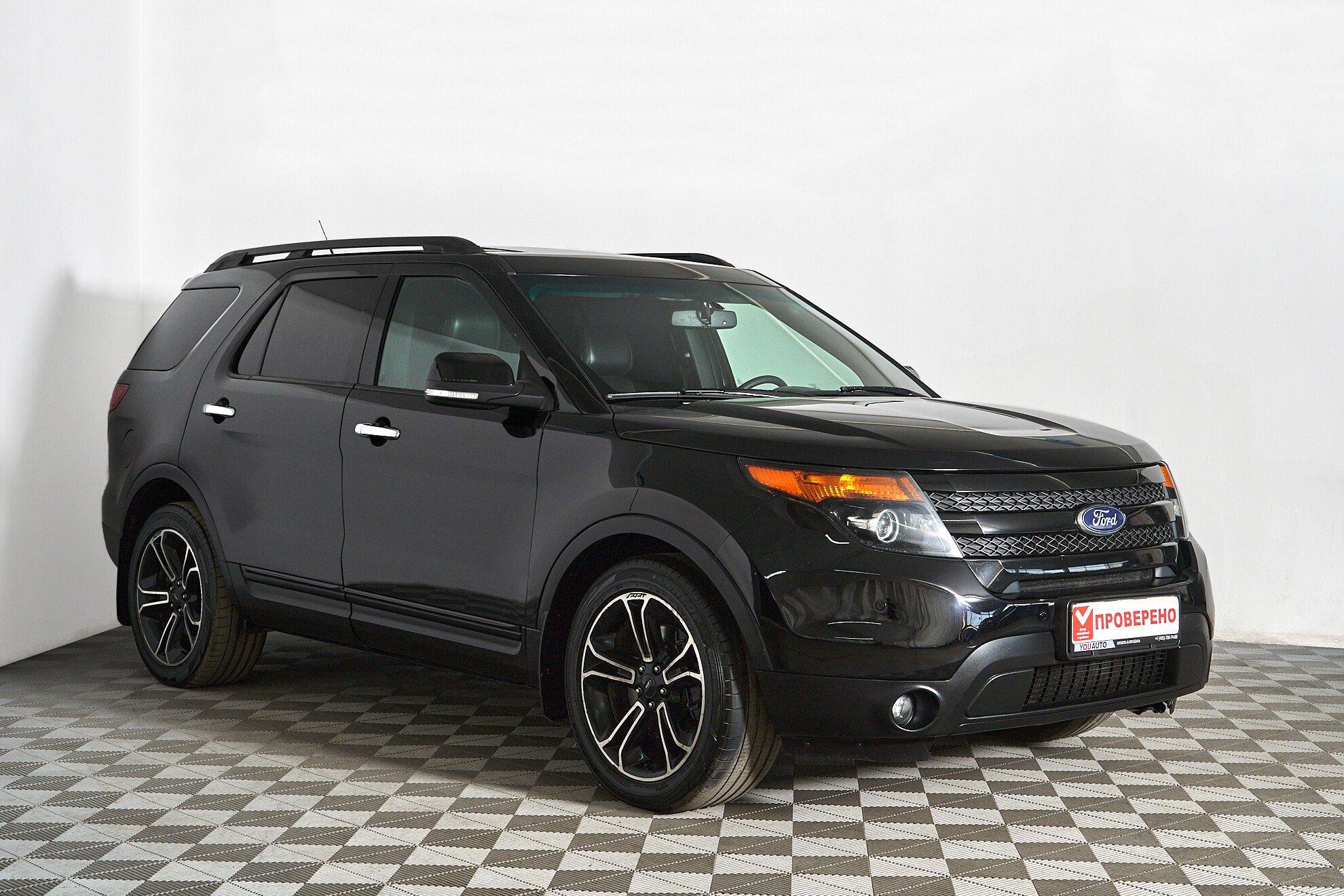 Ford Explorer 2014, черный