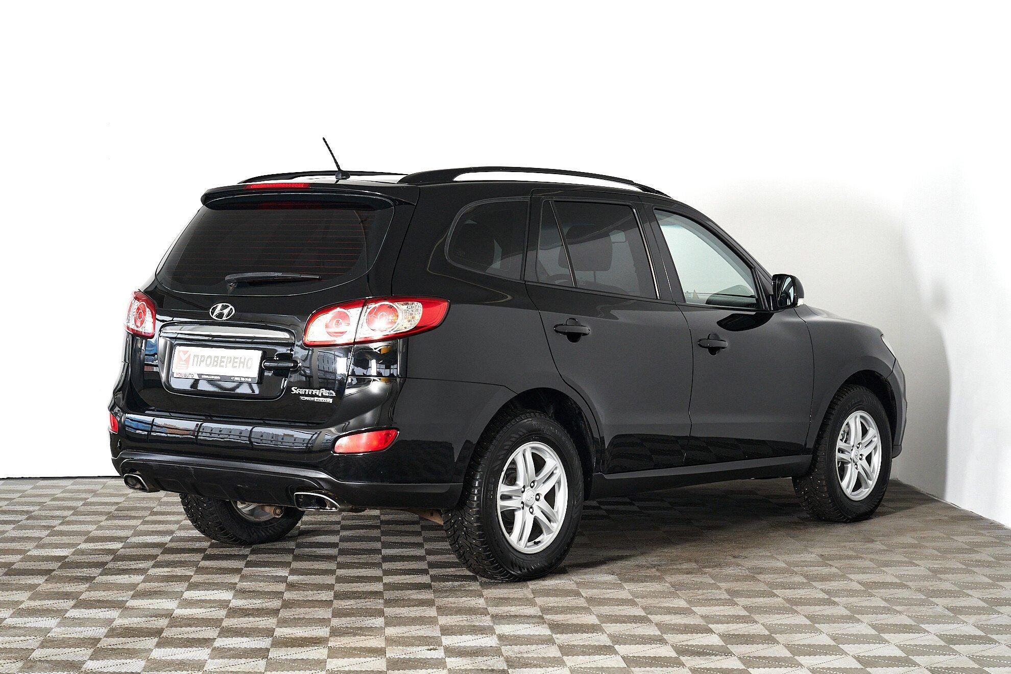 Hyundai Santa Fe 2011, черный