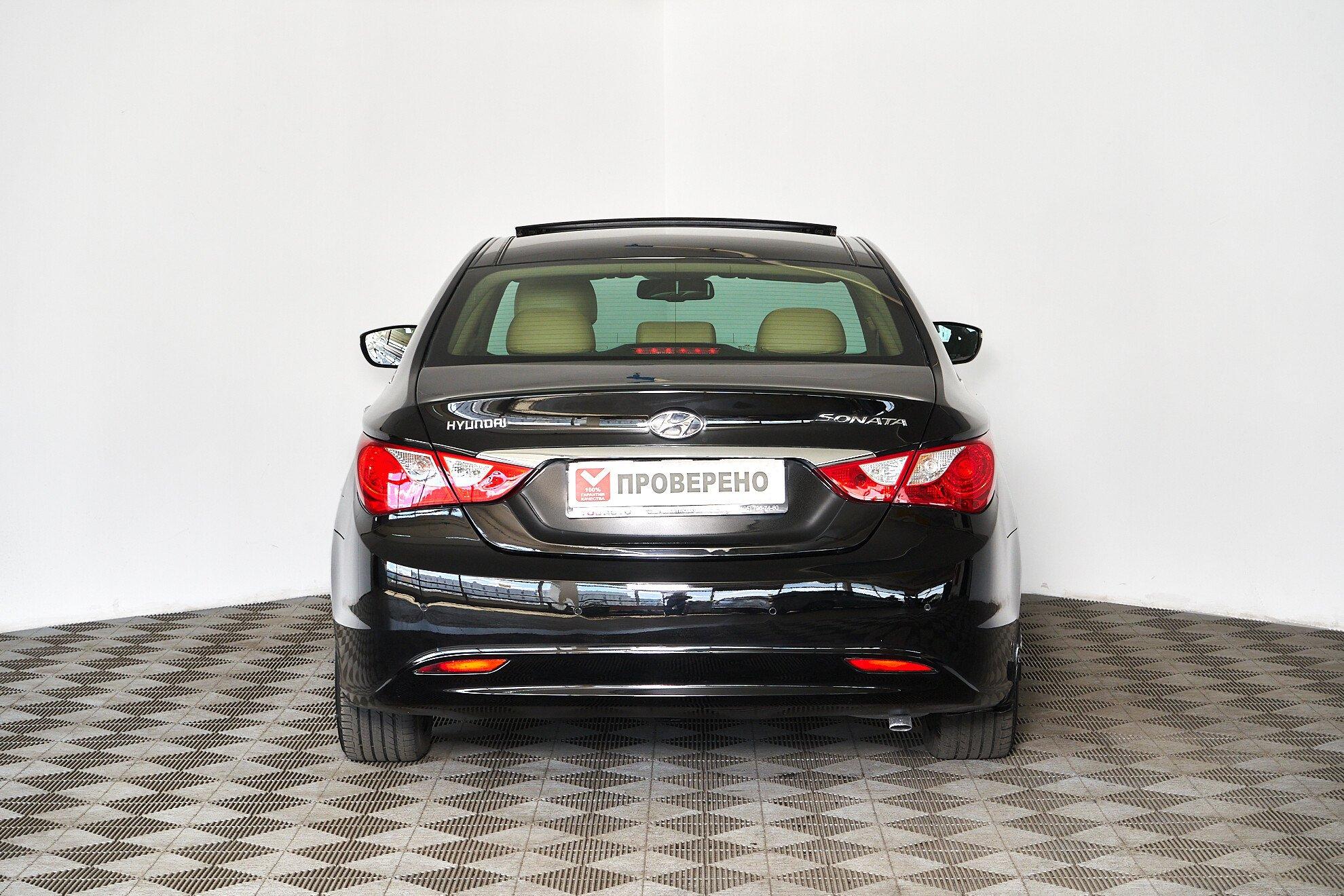 Hyundai Sonata 2012, черный
