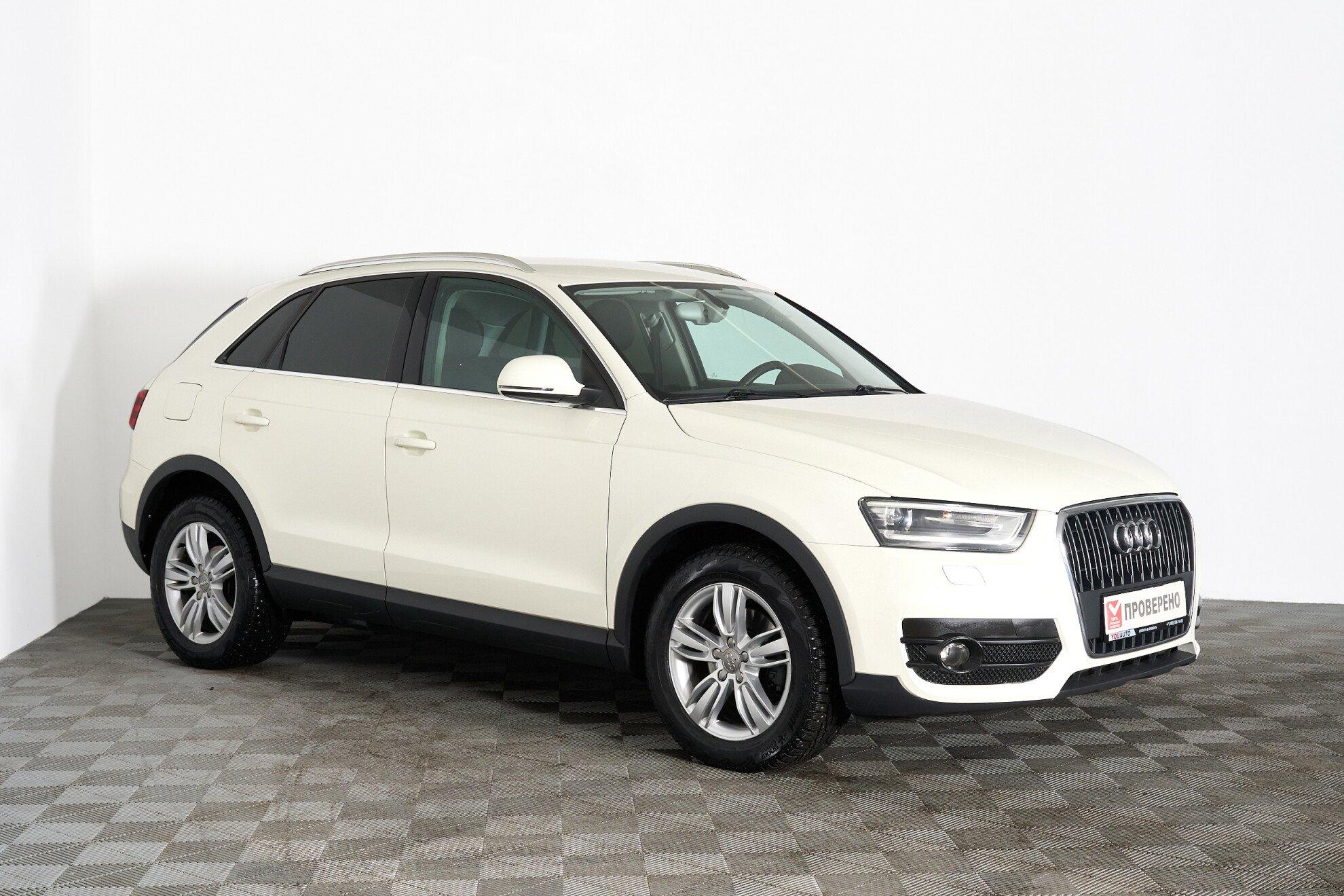 Audi Q3 2012, белый