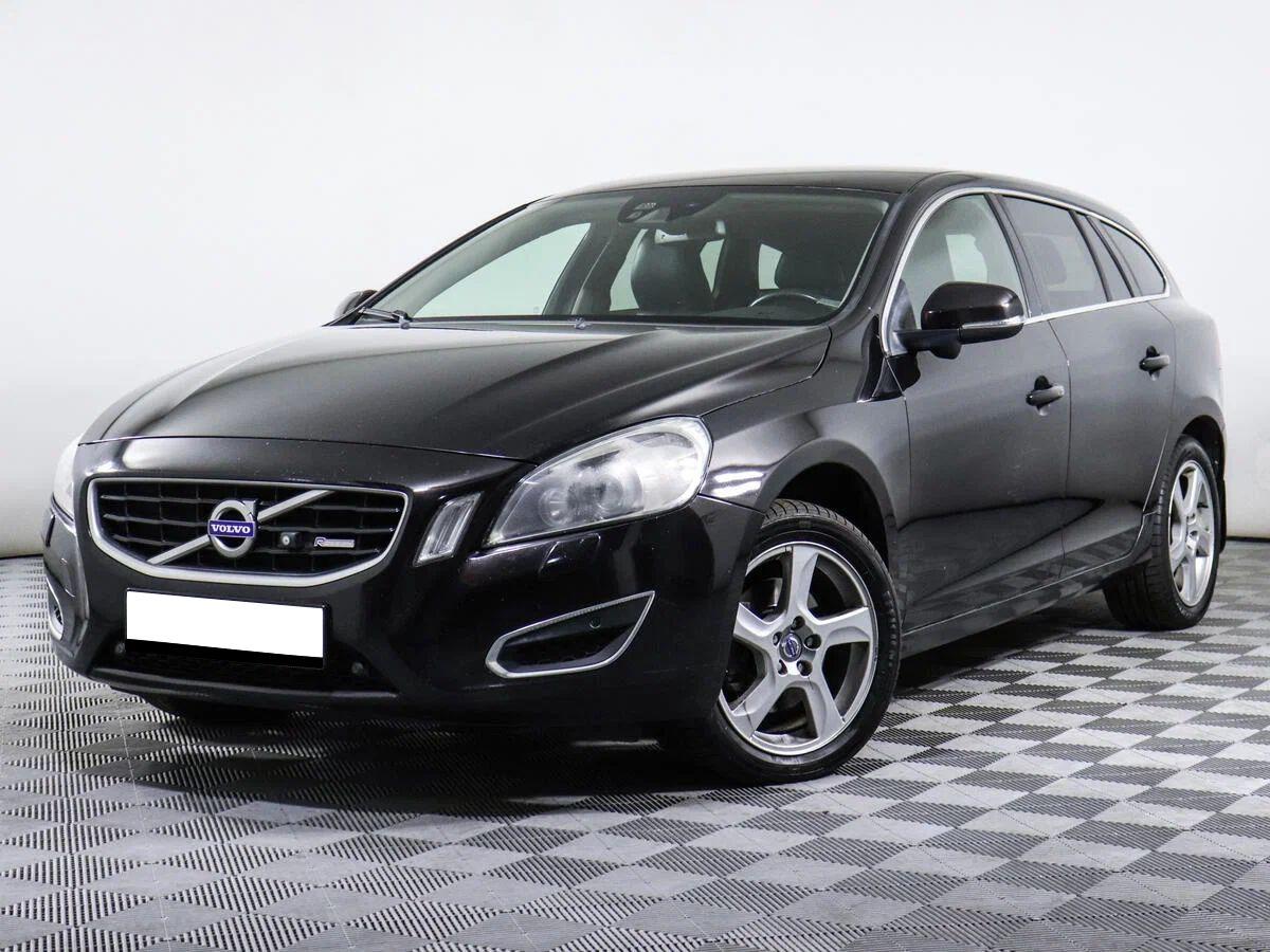 Volvo V60 2011, черный