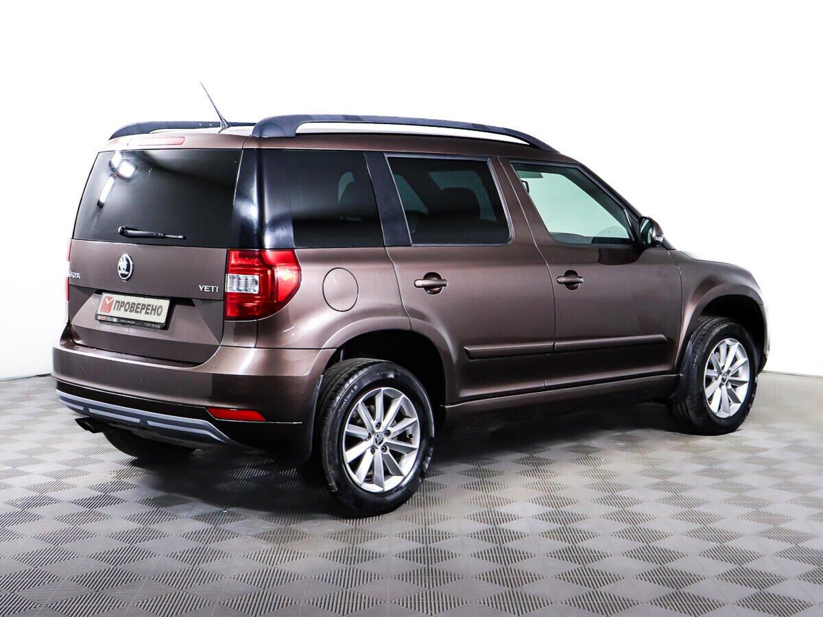Skoda Yeti 2015, коричневый