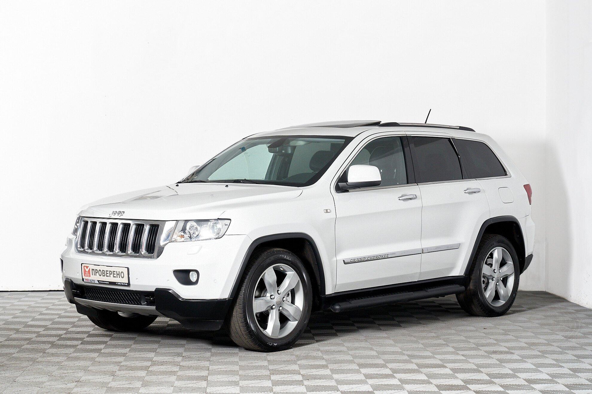 Jeep Grand Cherokee 2012, белый