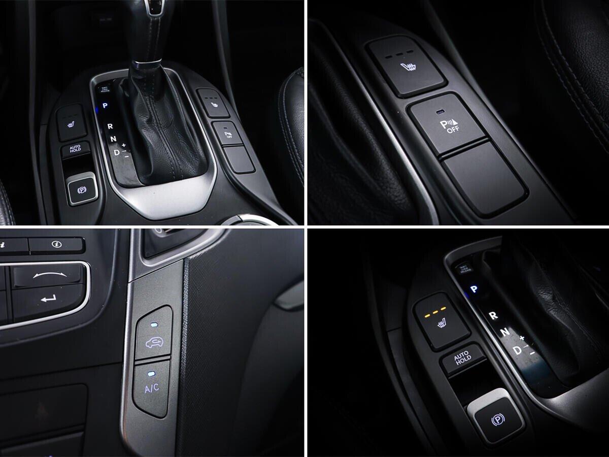 Hyundai Santa Fe 2015, серебряный
