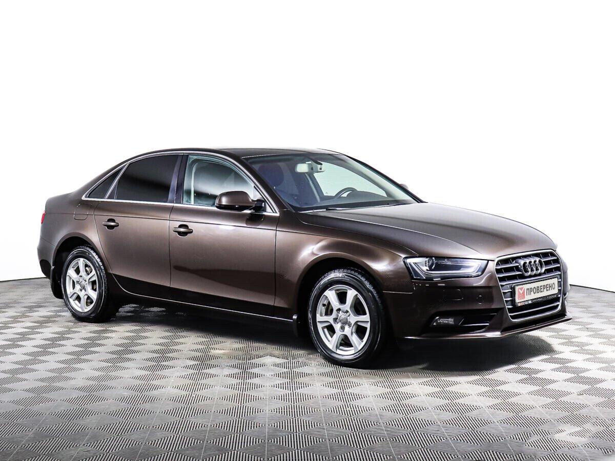 Audi A4 2015, коричневый