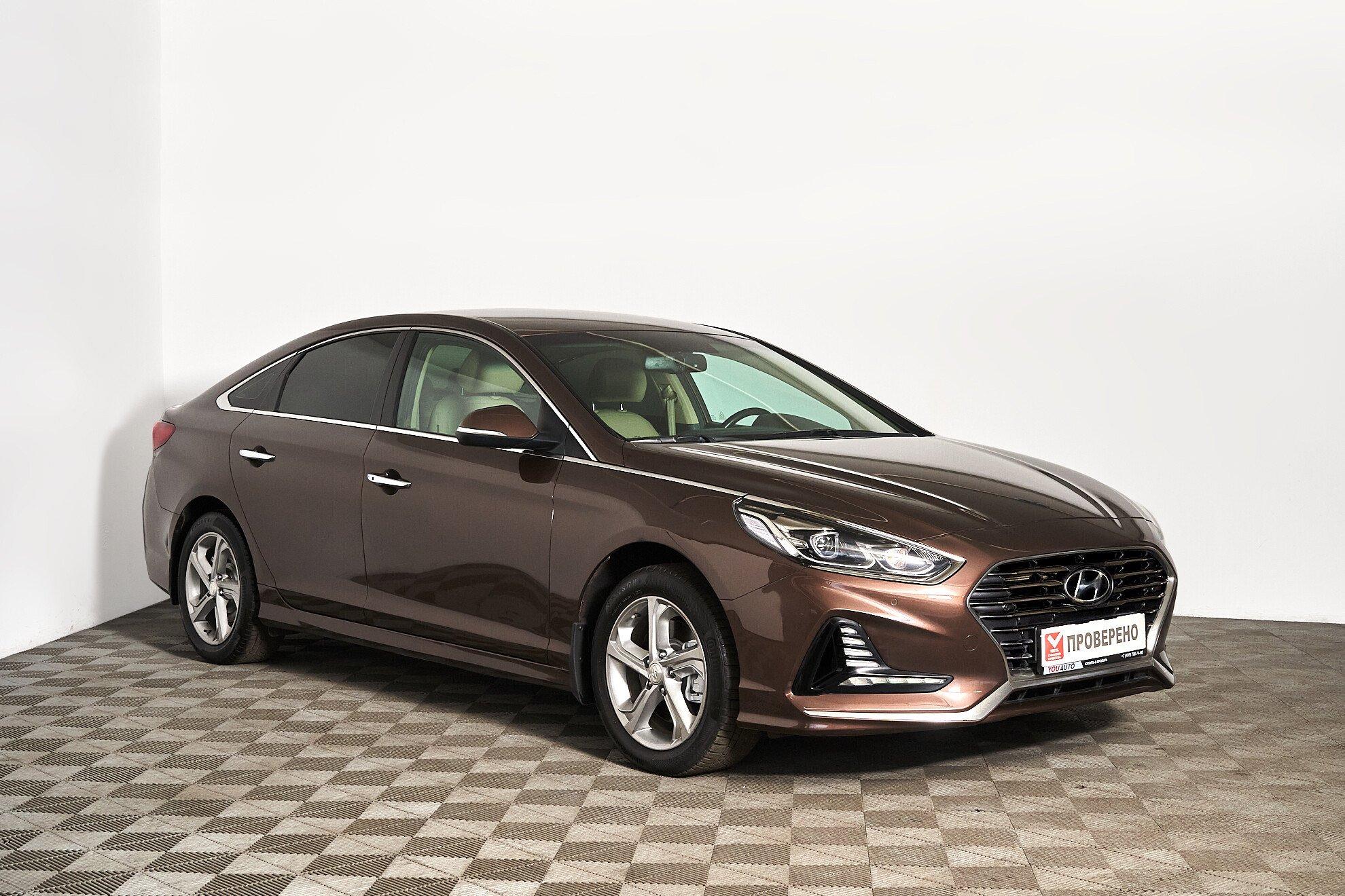 Hyundai Sonata 2018, коричневый