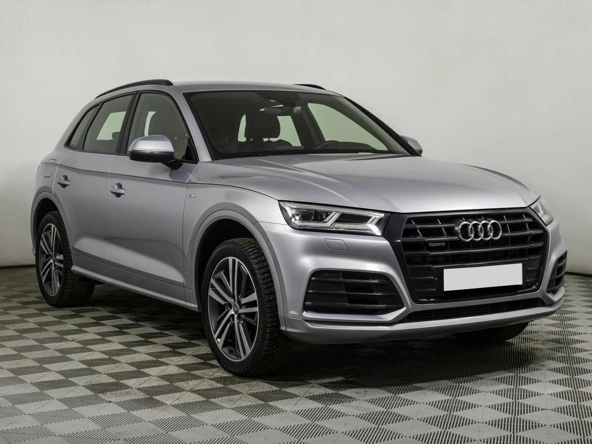 Audi Q5 2018, серебряный
