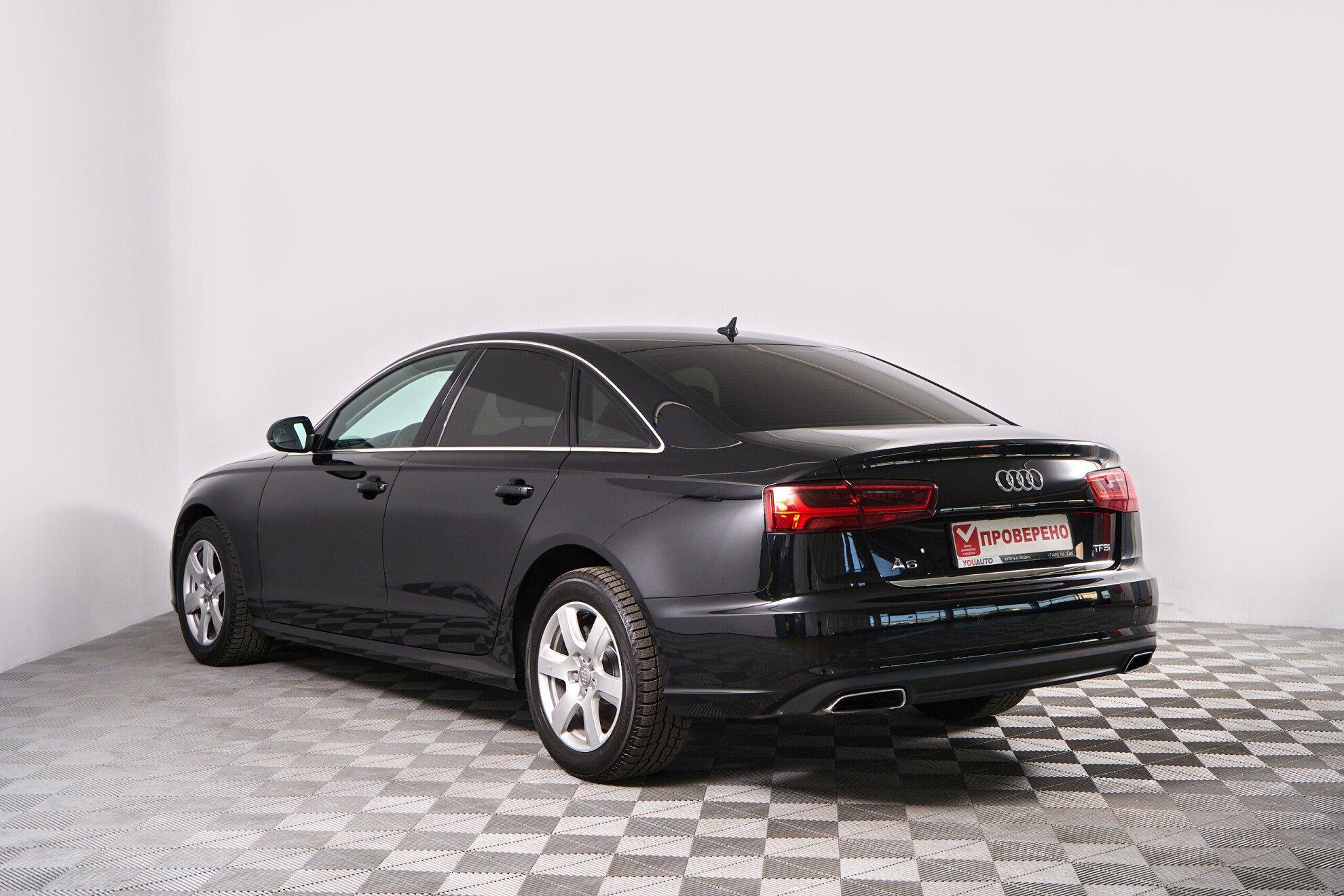 Audi A6 2017, черный
