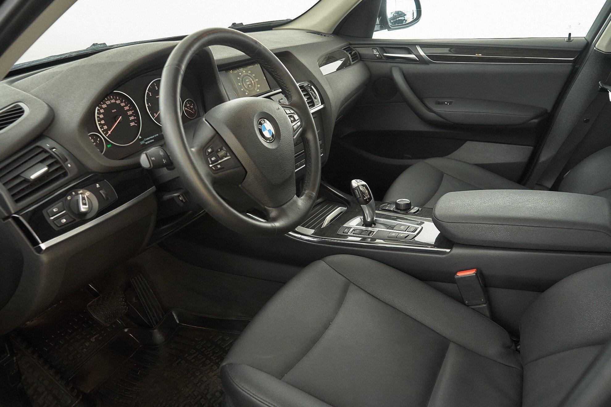 BMW X3 2016, черный