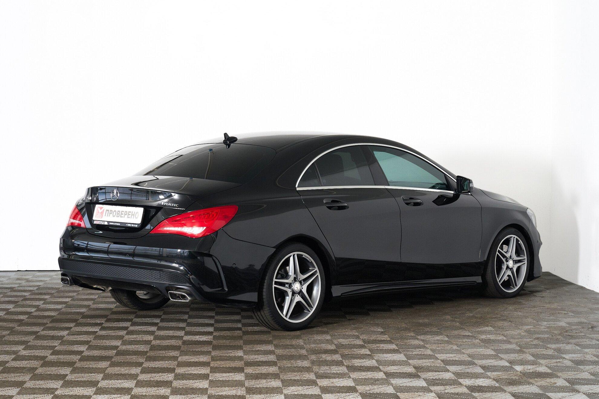 Mercedes-Benz CLA 2016, черный