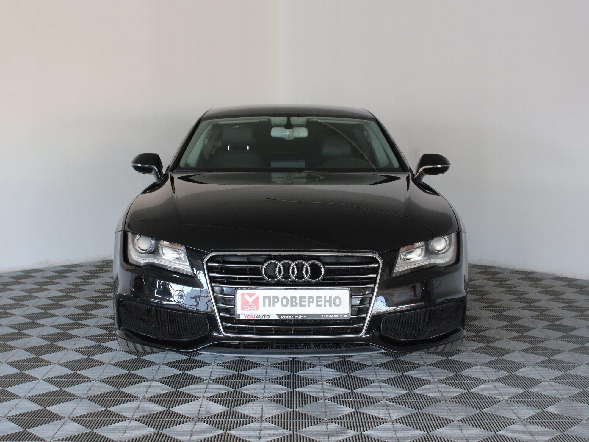 Audi A7 2012, черный