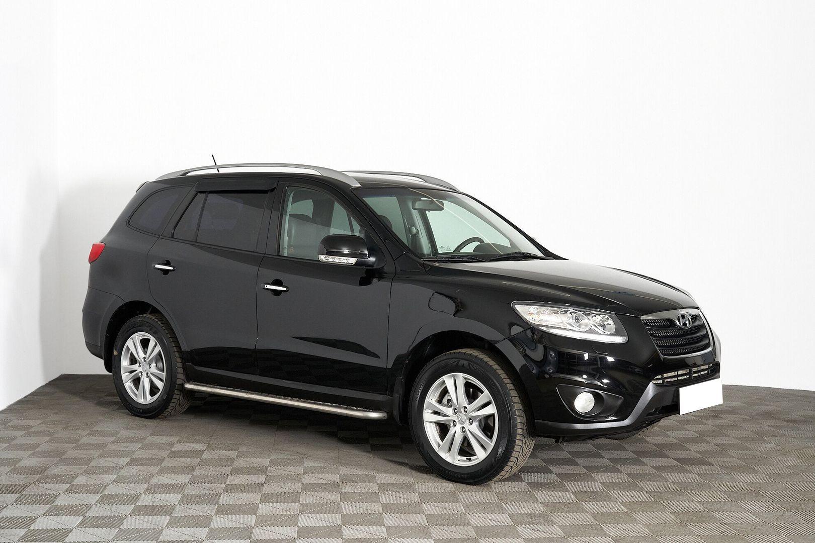 Hyundai Santa Fe 2011, черный