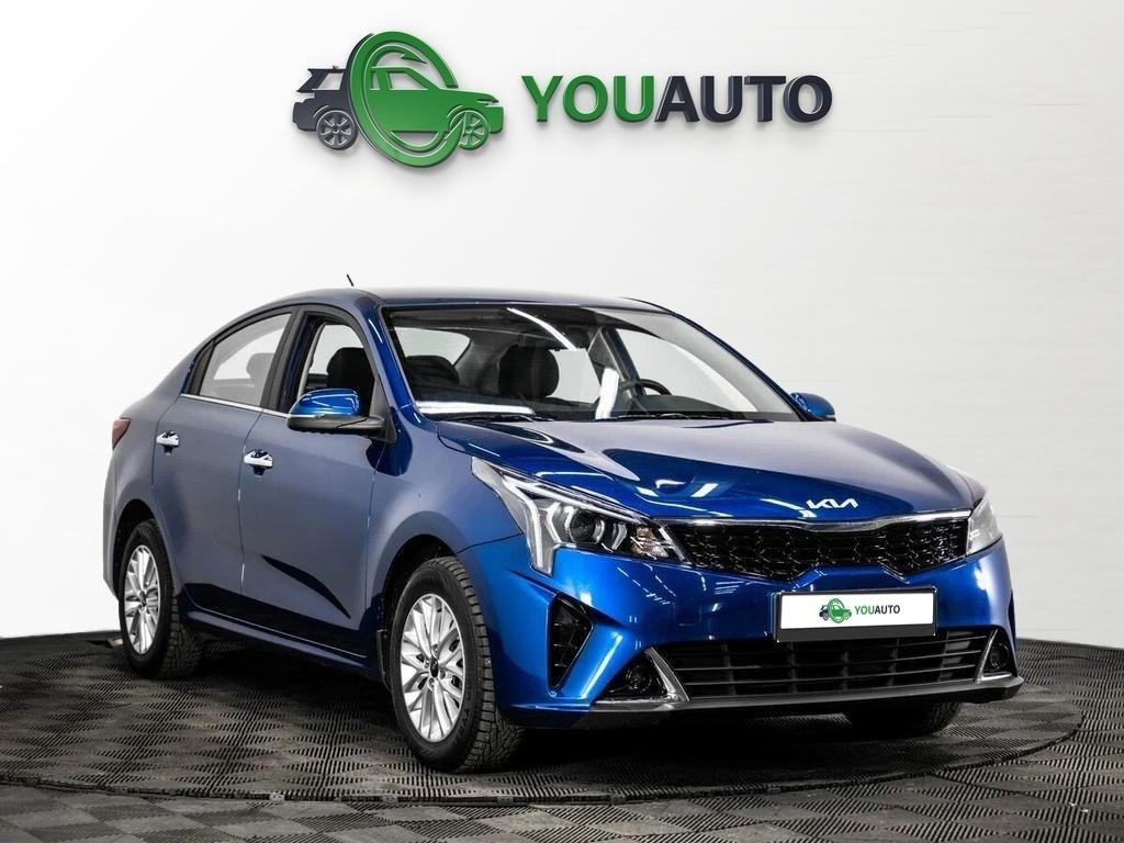 Kia Rio 2021, синий