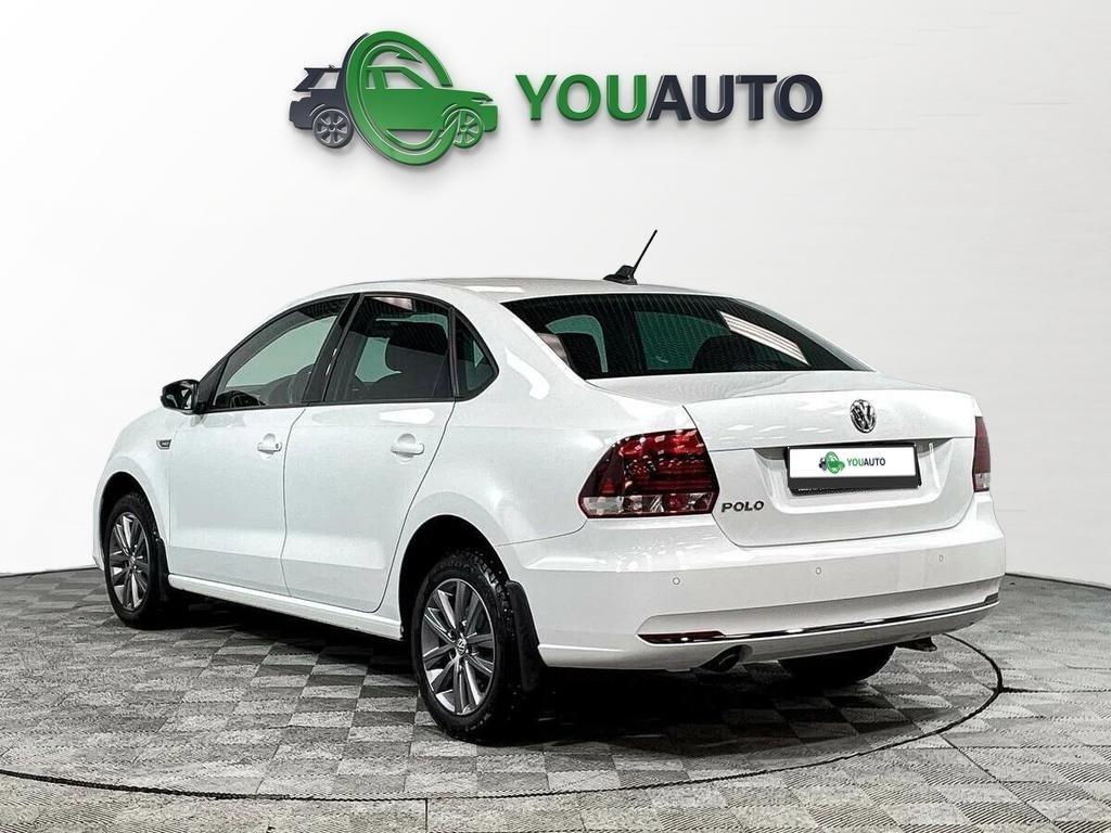 Volkswagen Polo 2019, белый