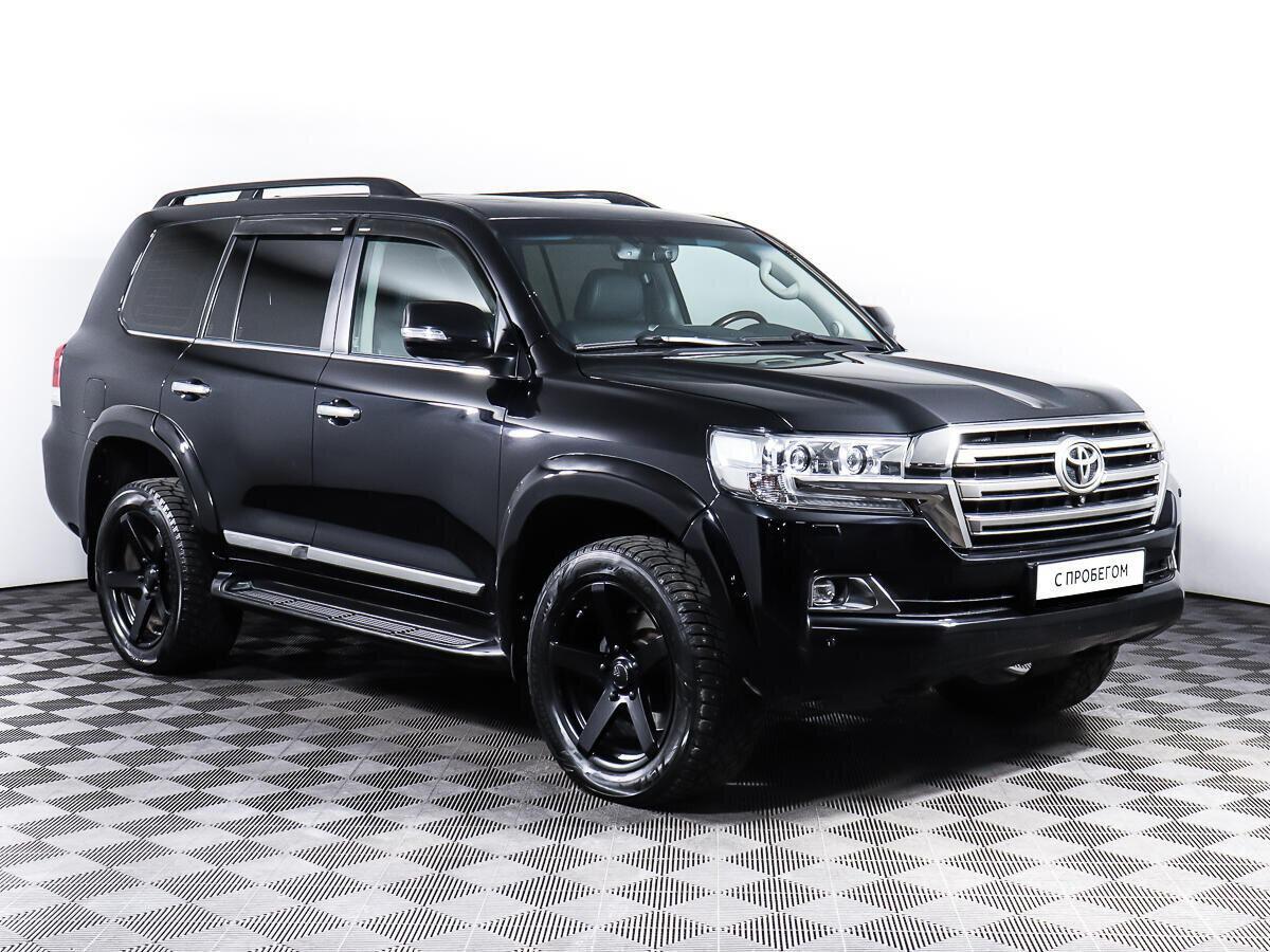 Toyota Land Cruiser 2016, черный
