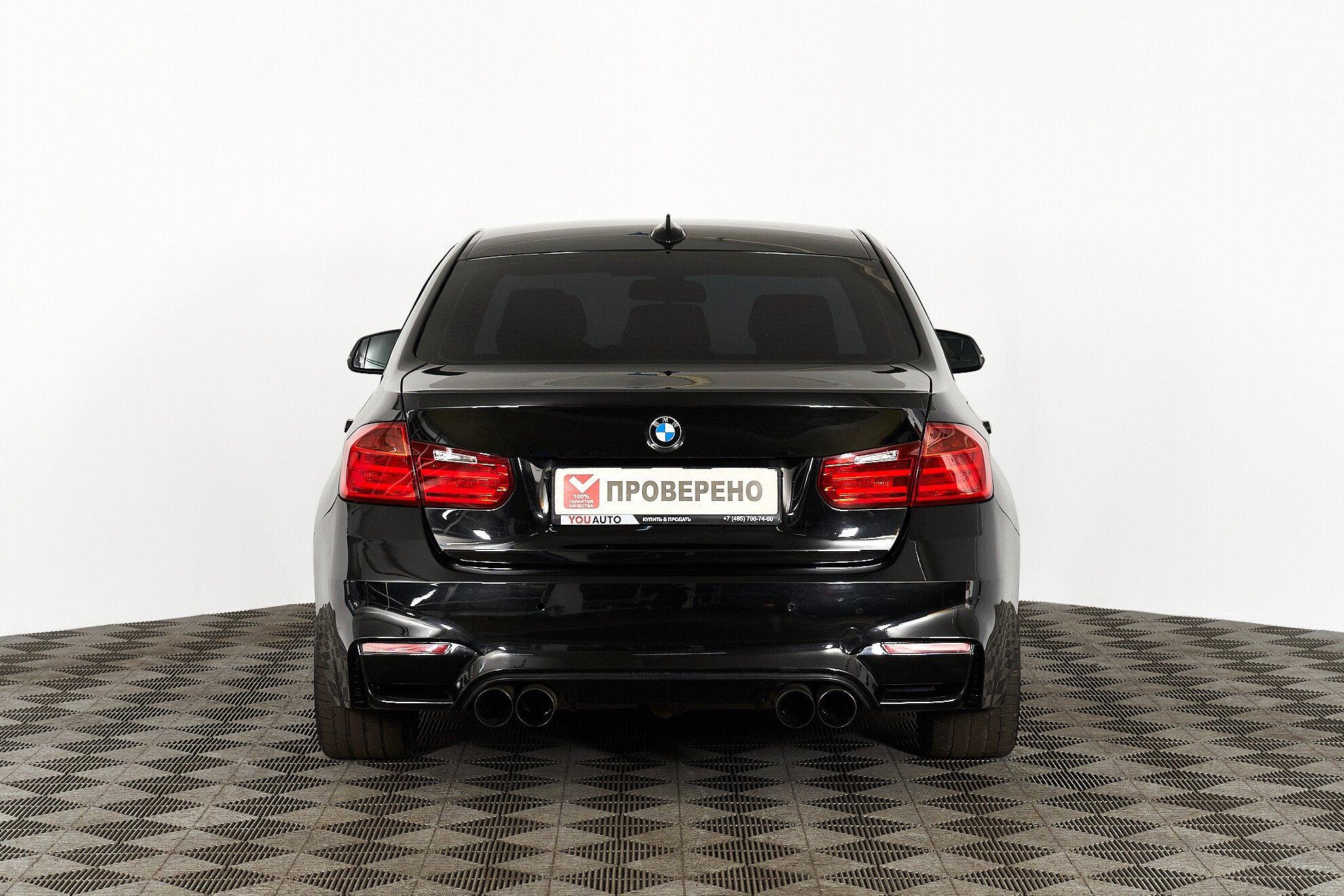 BMW 3 серии 2012, черный