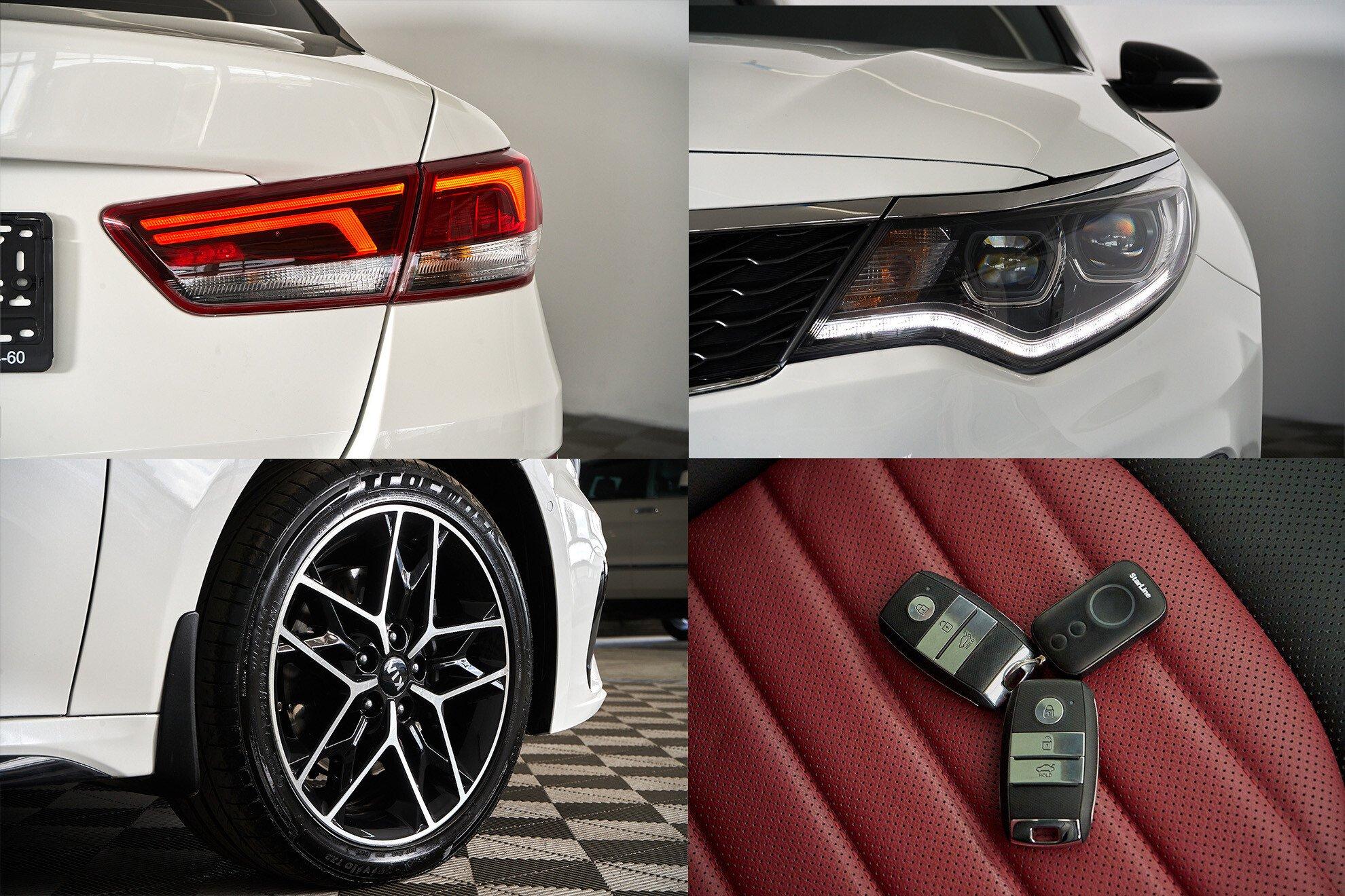 Kia Optima 2018, белый