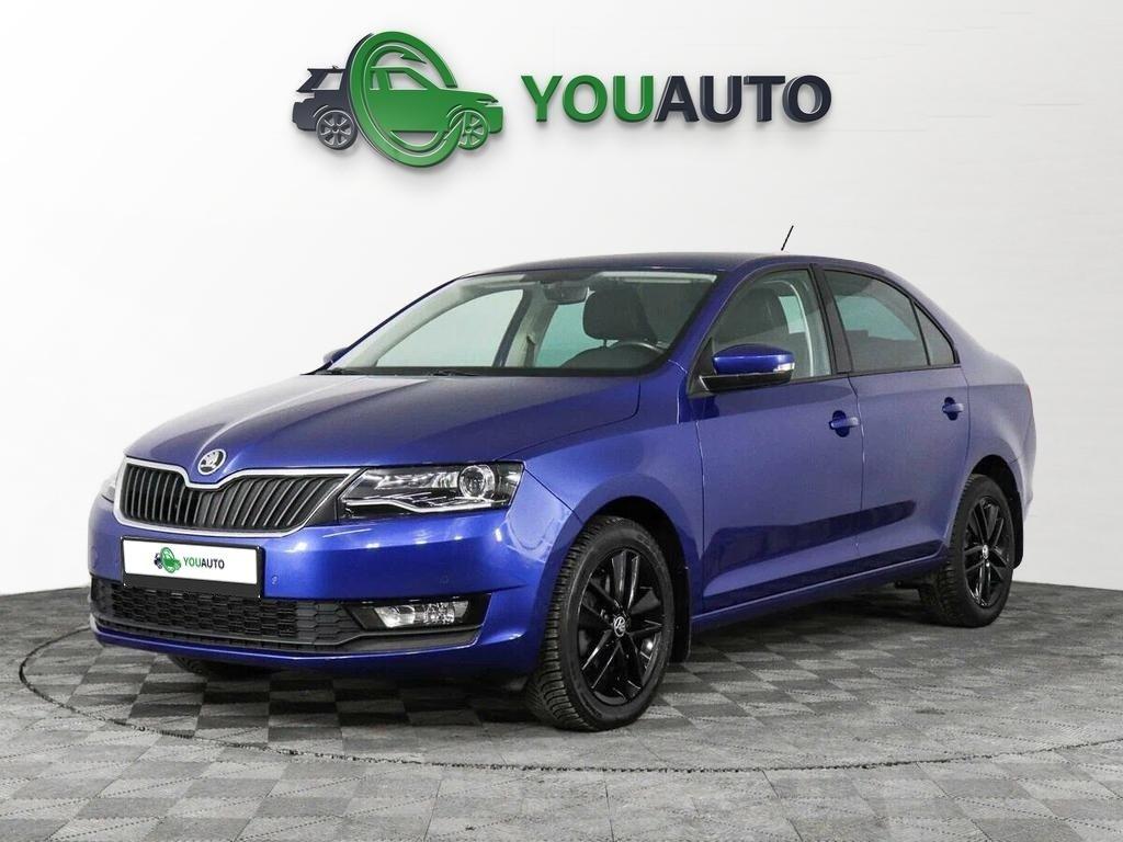Skoda Rapid 2019, синий
