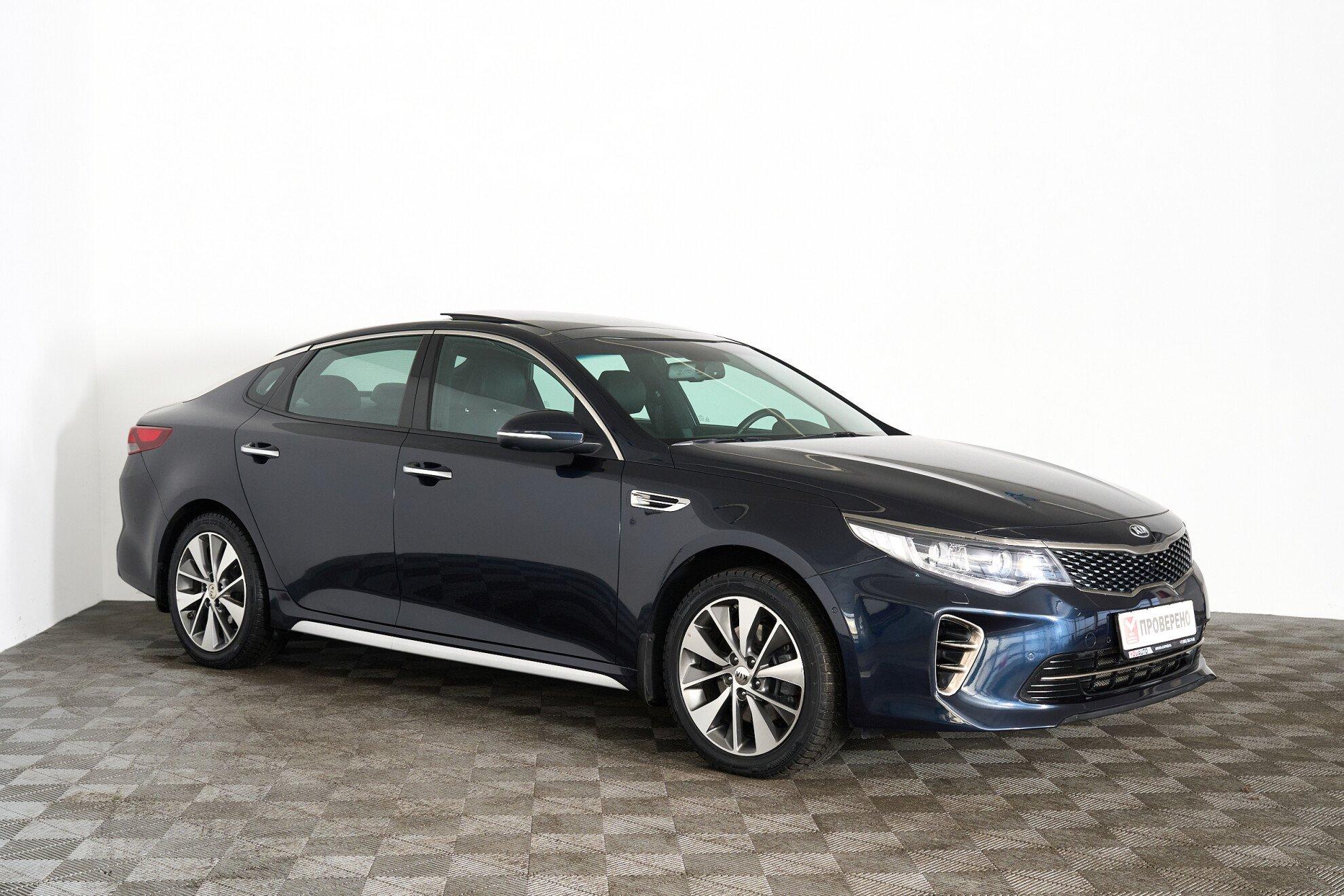 Kia Optima 2018, синий