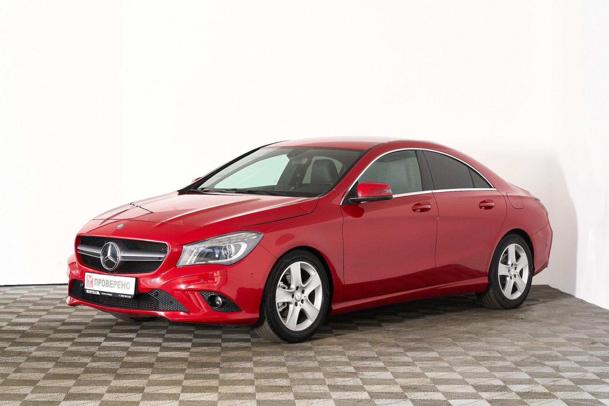 Mercedes-Benz CLA 2014, красный