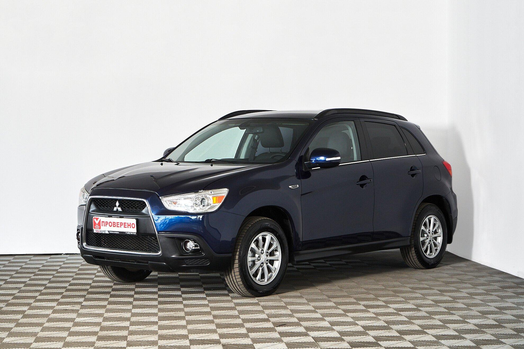 Mitsubishi ASX 2012, синий