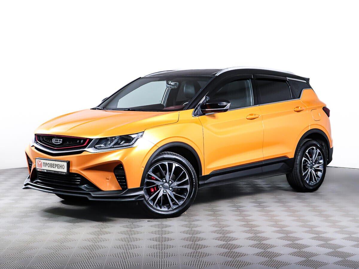 Geely Coolray 2022, желтый