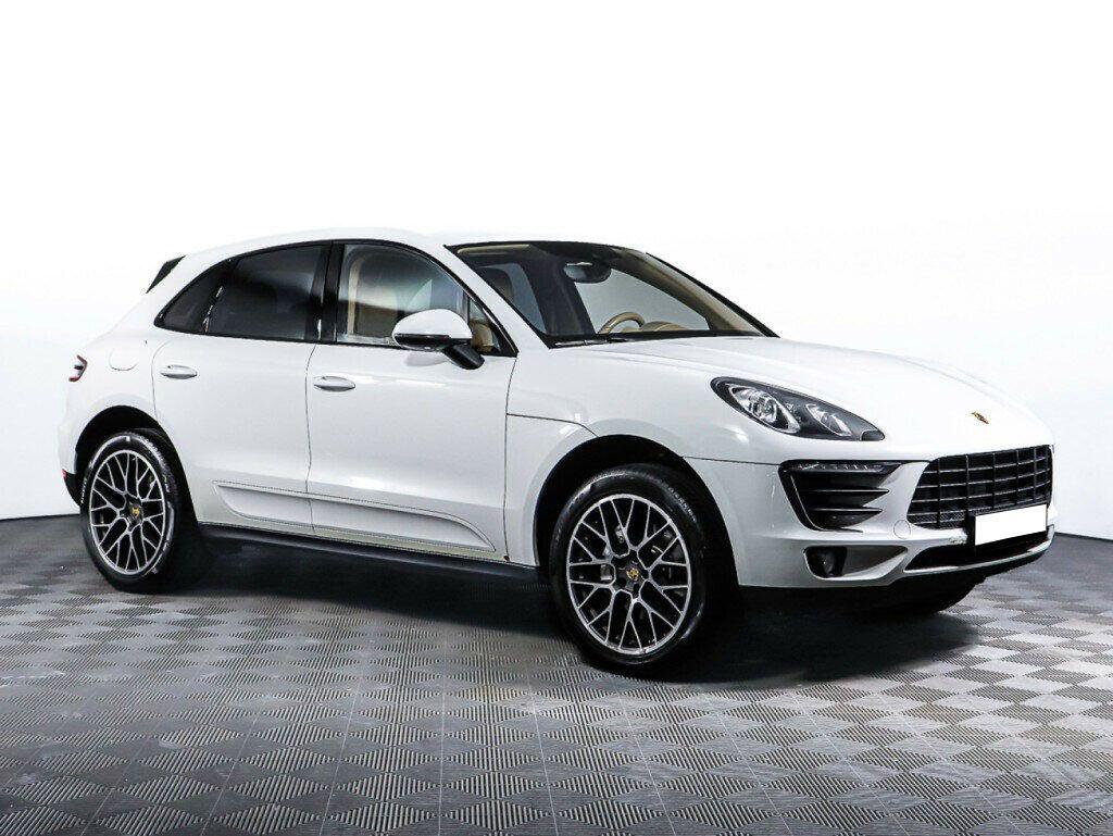 Porsche Macan 2016, белый