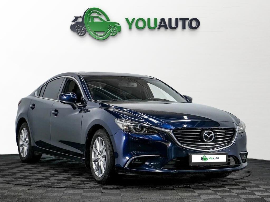 Mazda 6 2018, синий
