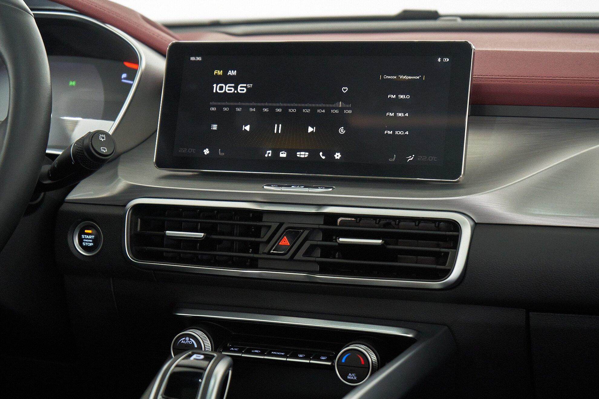 Geely Coolray 2022, белый