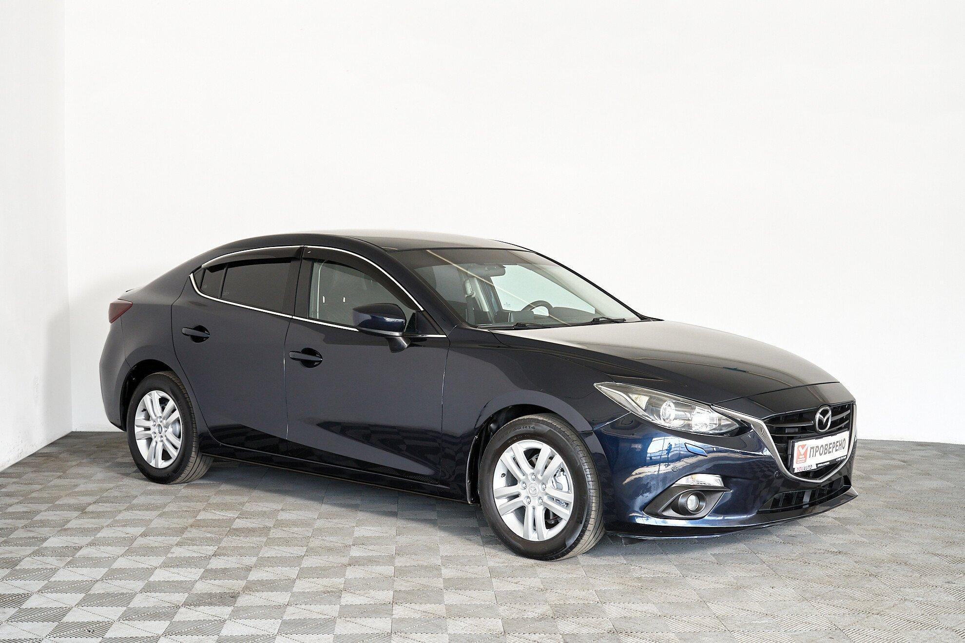 Mazda 3 2014, черный