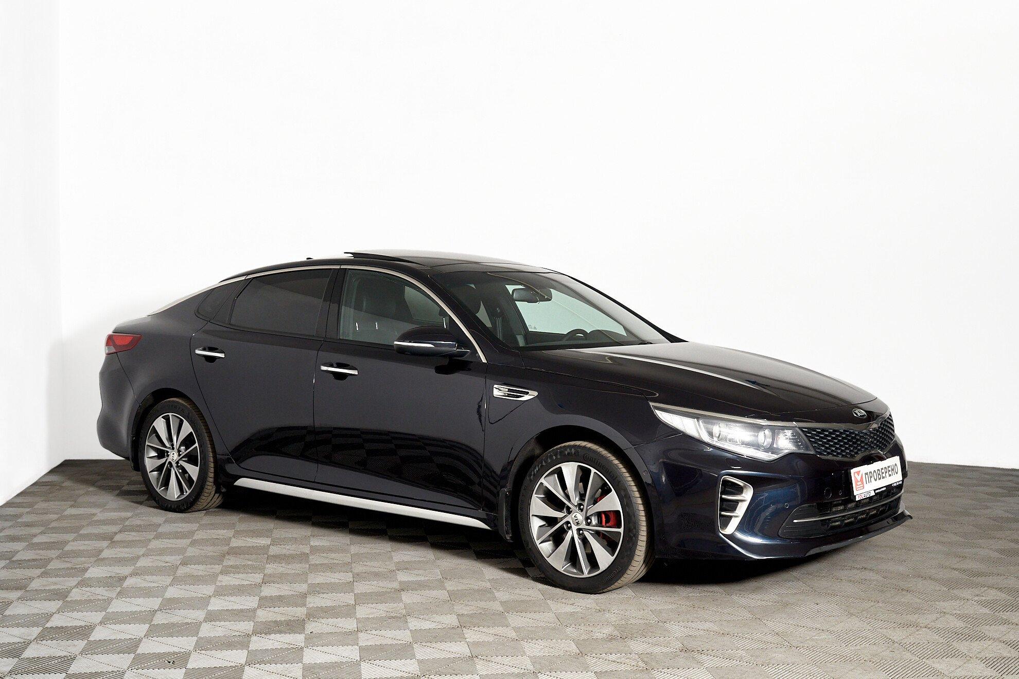 Kia Optima 2017, синий