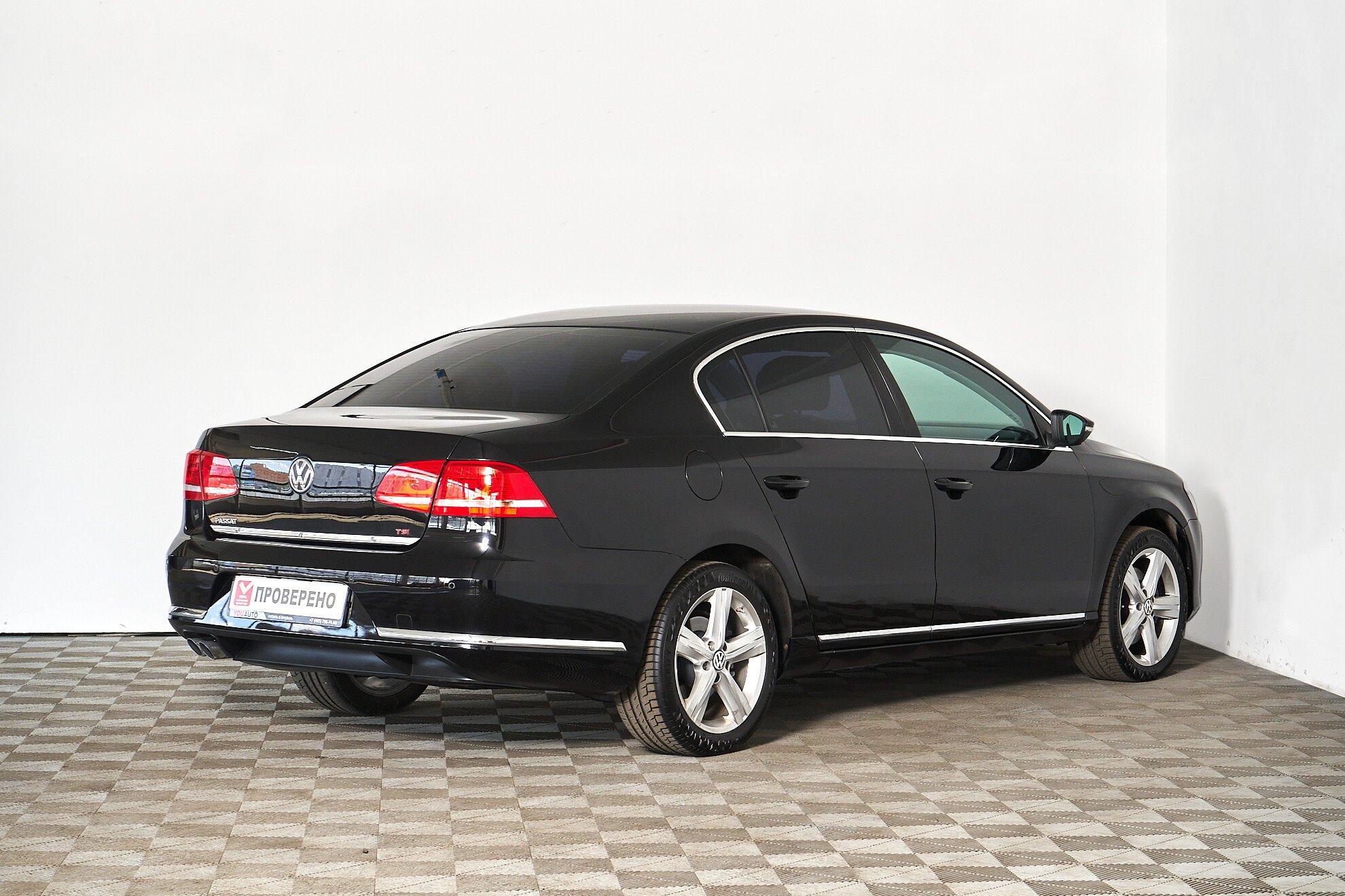 Volkswagen Passat 2012, черный