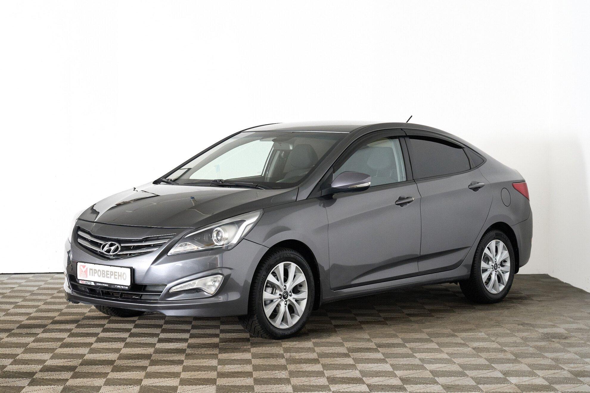 Hyundai Solaris 2016, серый
