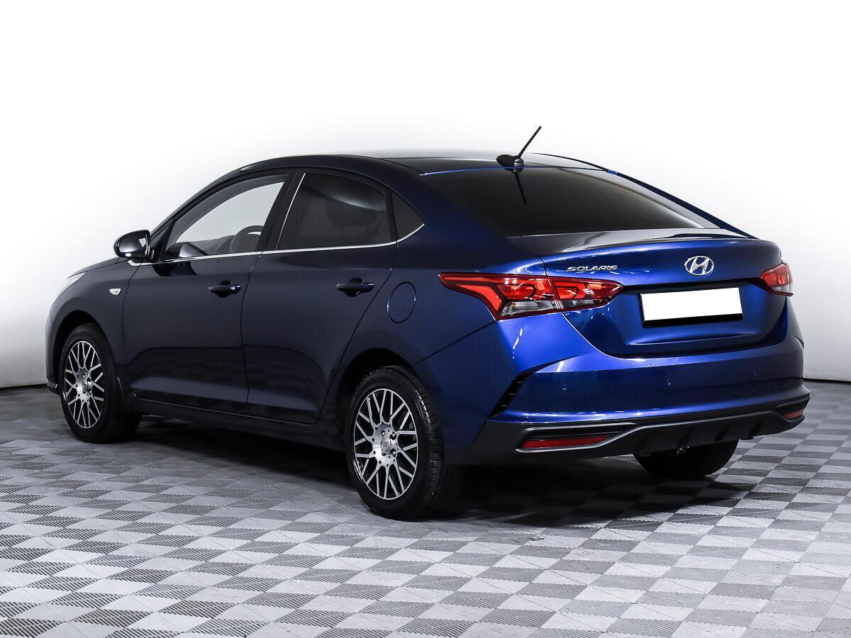 Hyundai Solaris 2022, синий