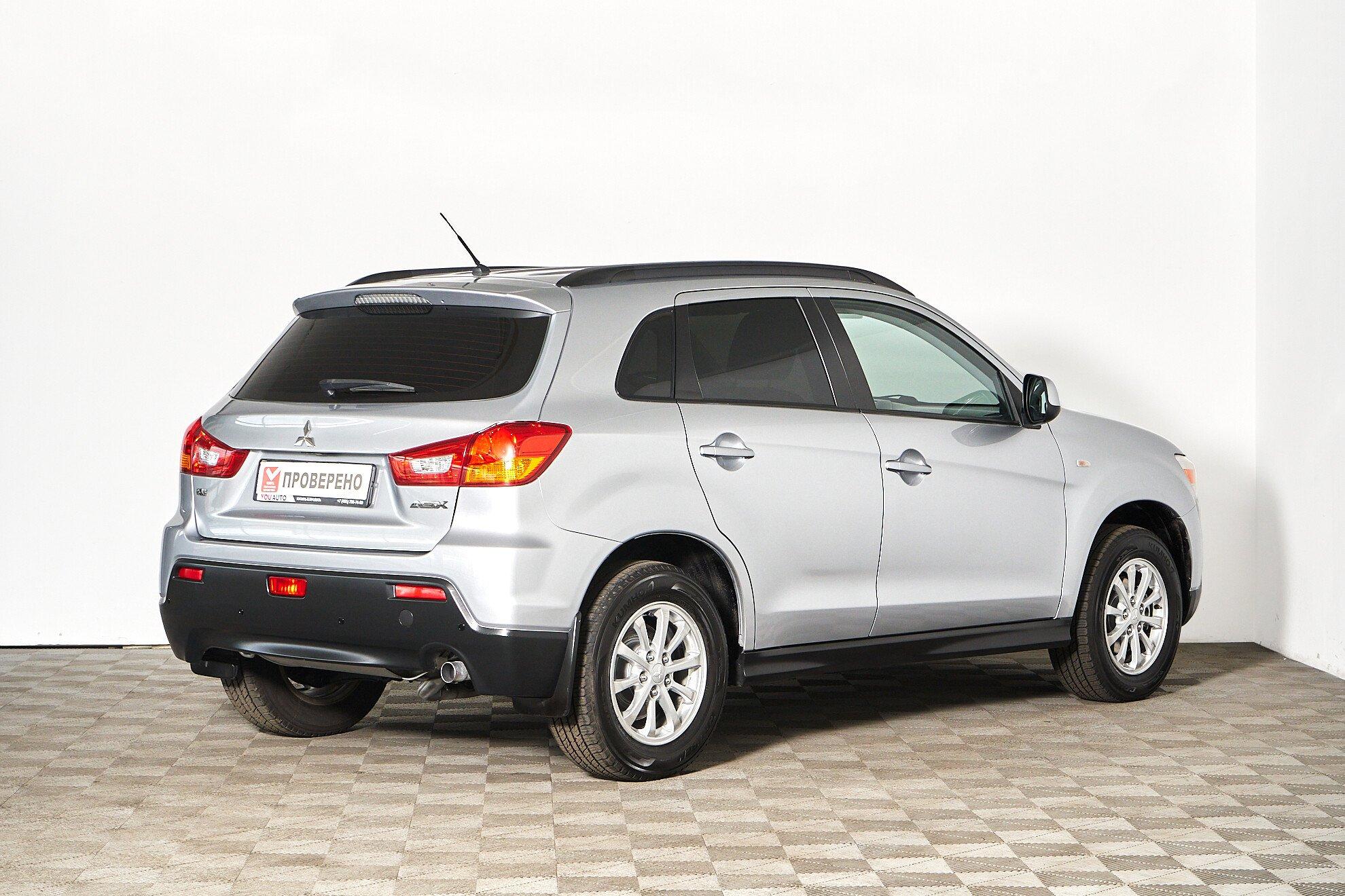 Mitsubishi ASX 2012, серебряный