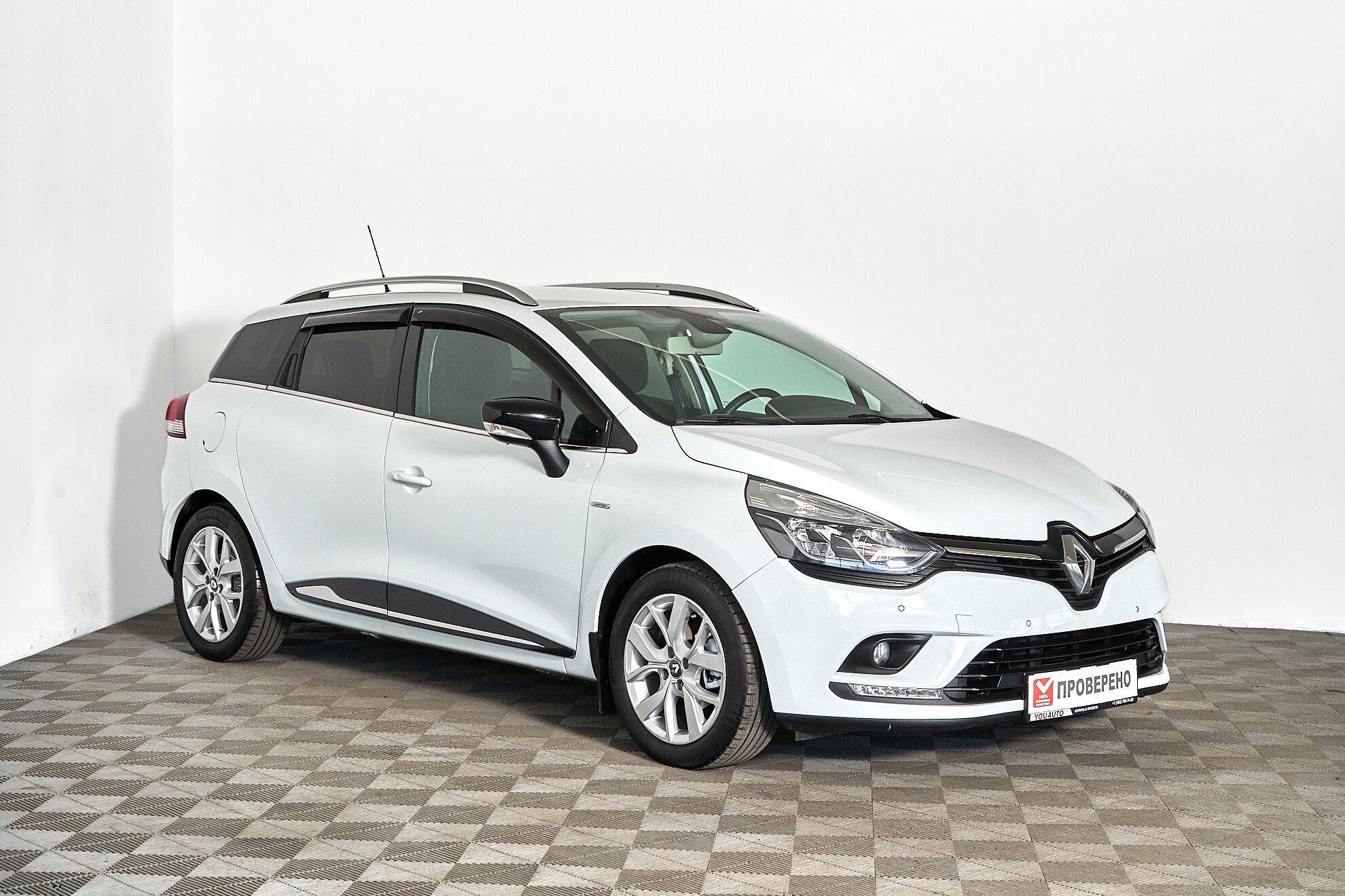Renault Clio 2019, белый