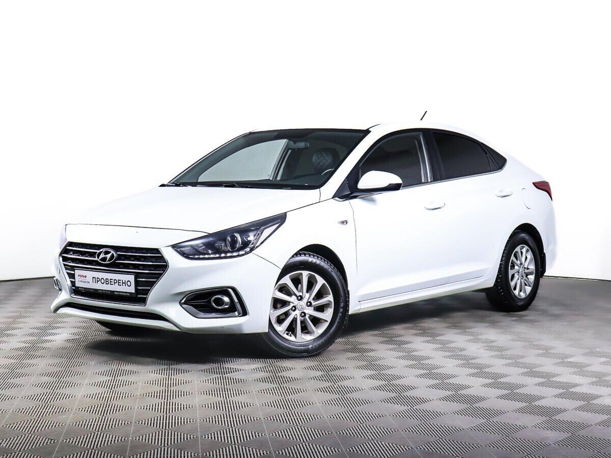 Hyundai Solaris 2020, белый